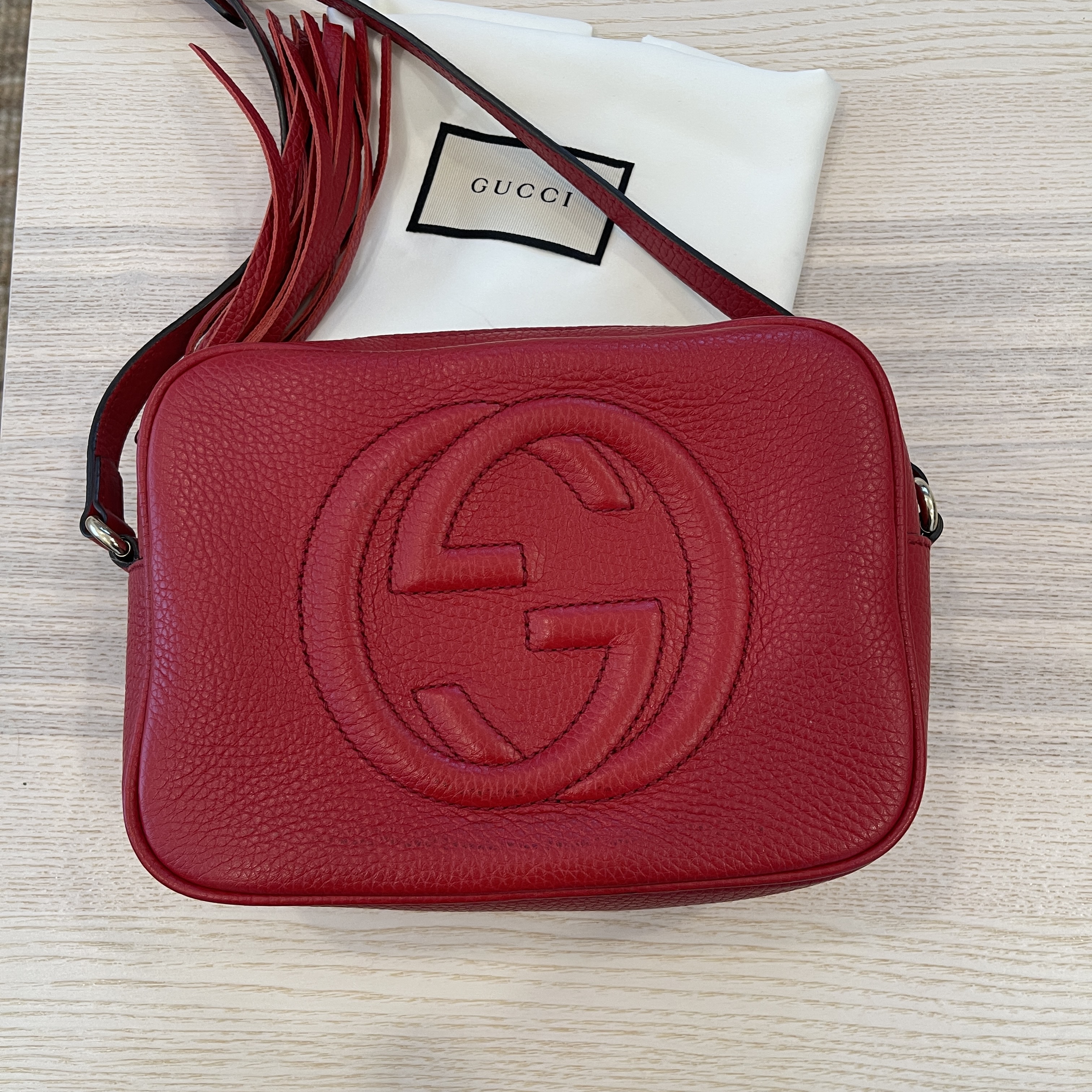 Second hand gucci soho disco bag hot sale