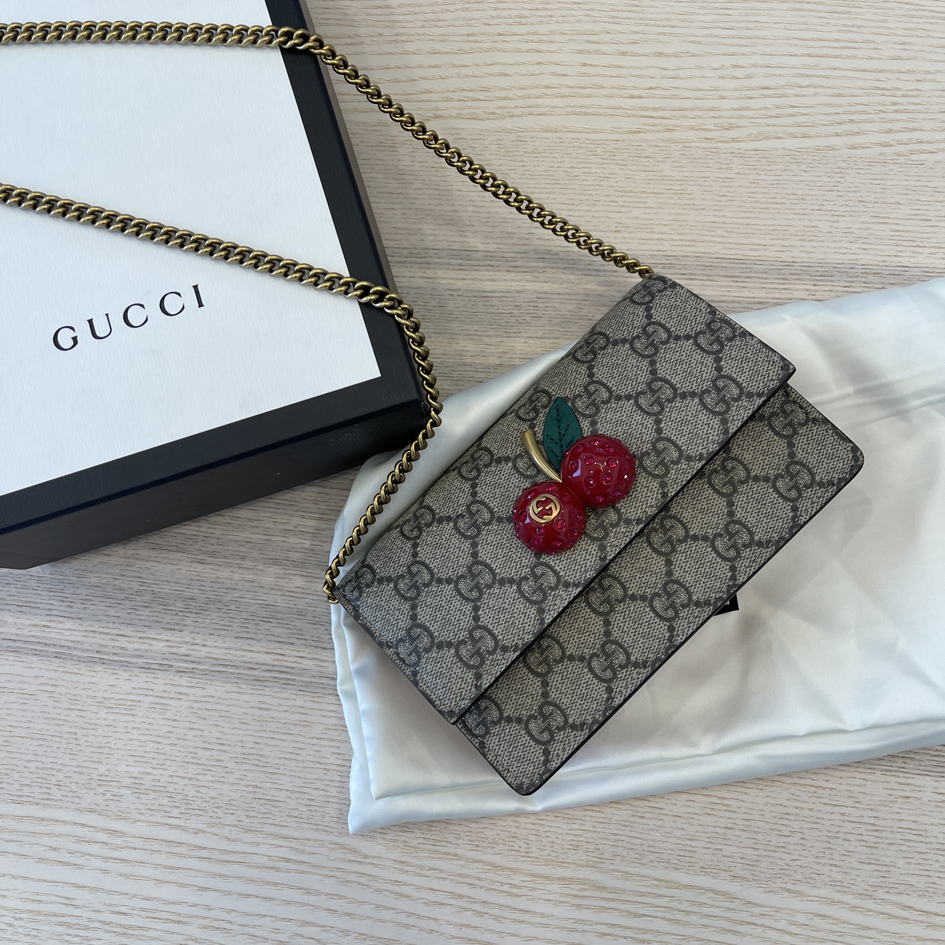 Gucci Cherry Crossbody Bags