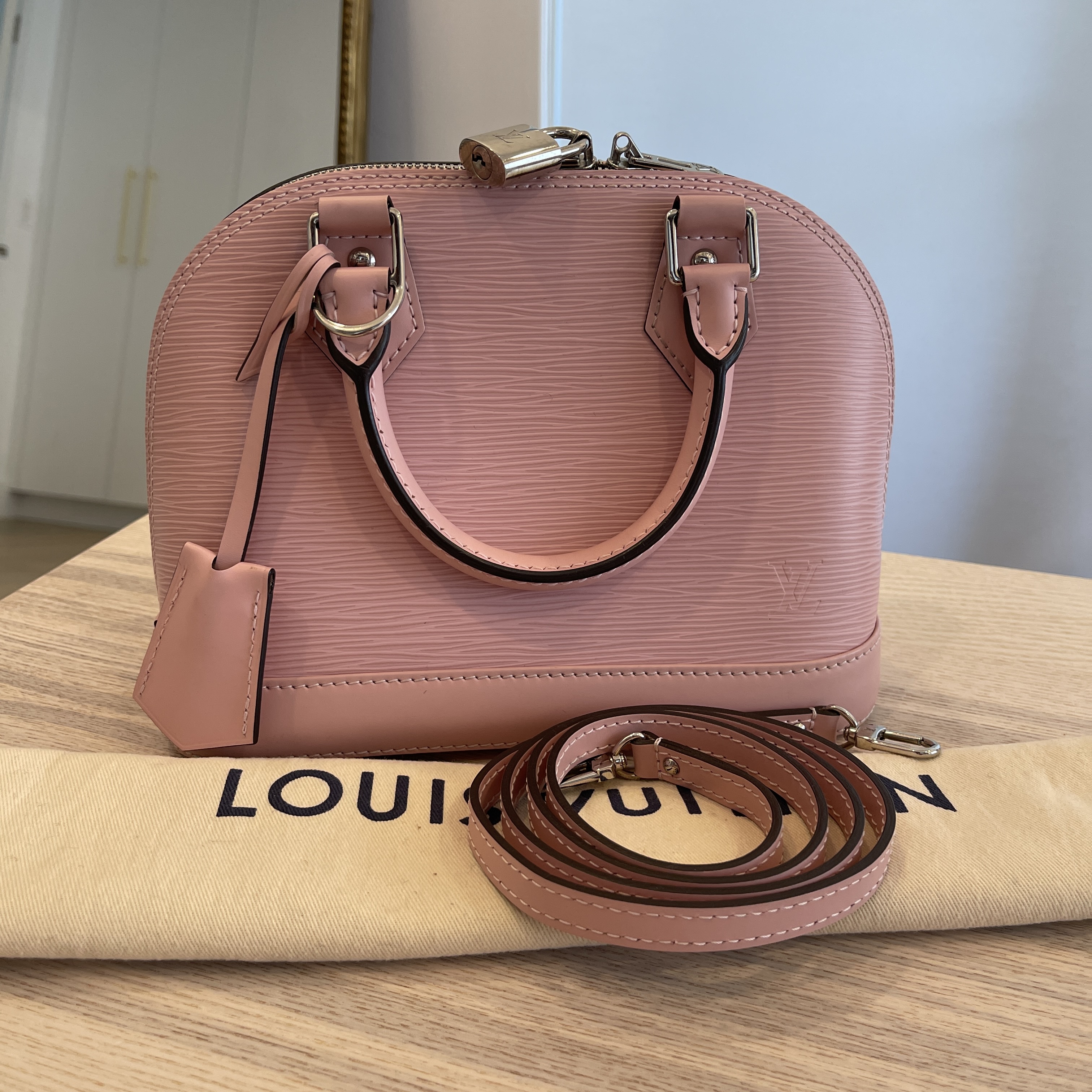 Louis Vuitton Alma BB in Rose Ballerine Epi Leather - SOLD