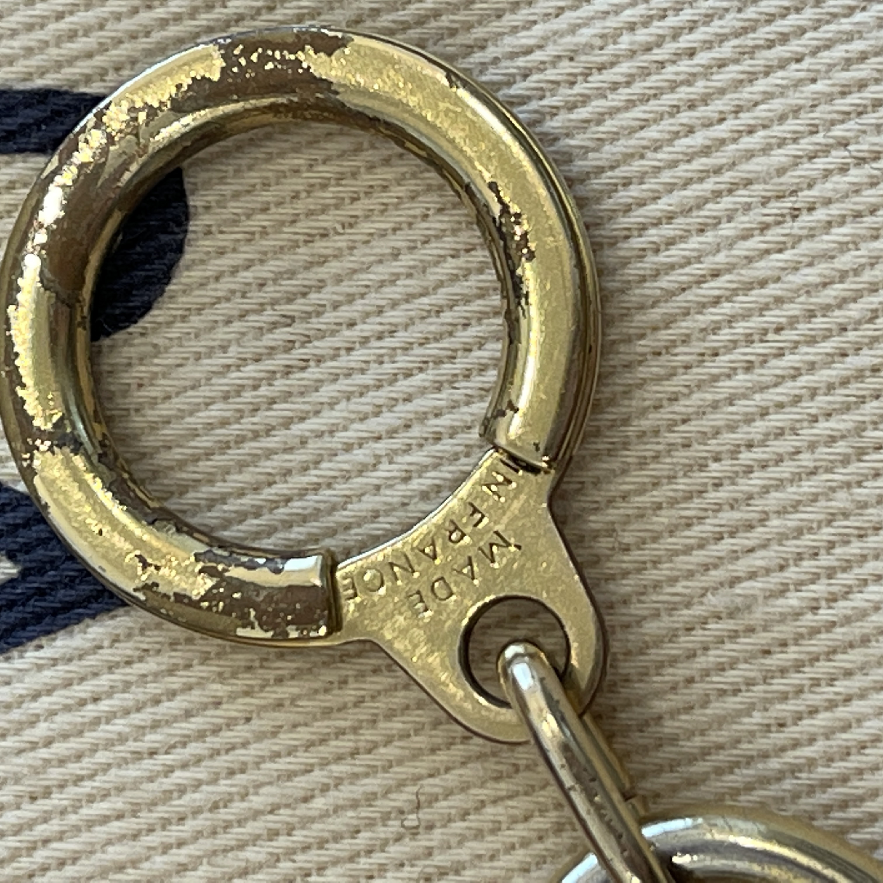 Louis Vuitton Porte Kure Monogram Check Key Ring Key Holder Bag charm