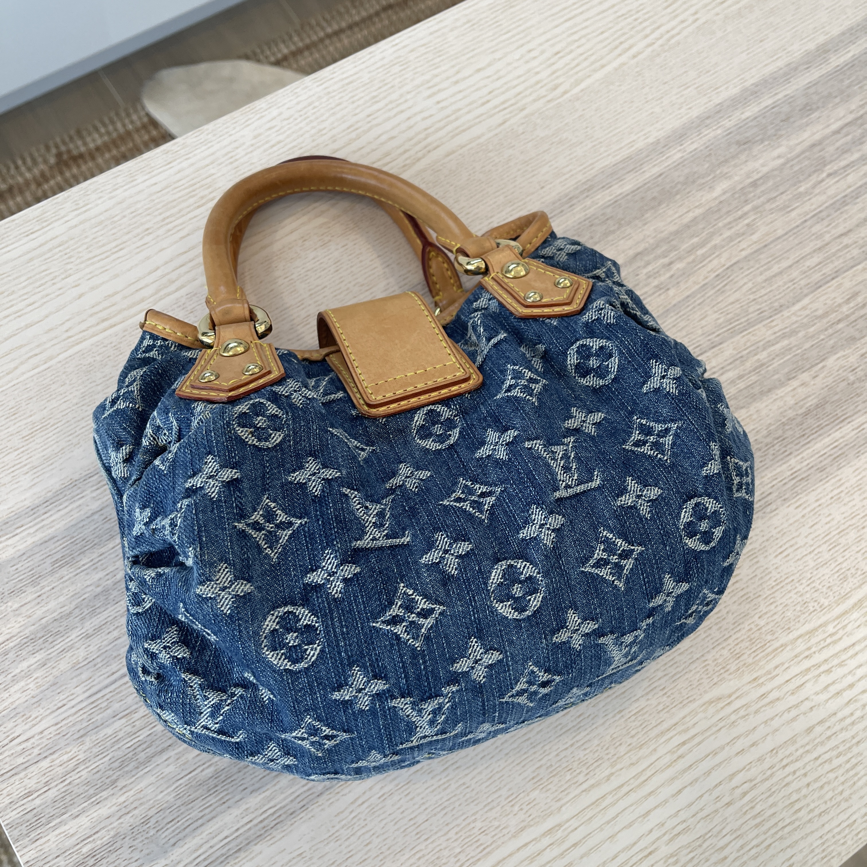 Louis Vuitton Blue Monogram Denim Pleaty Bag, myGemma, CH