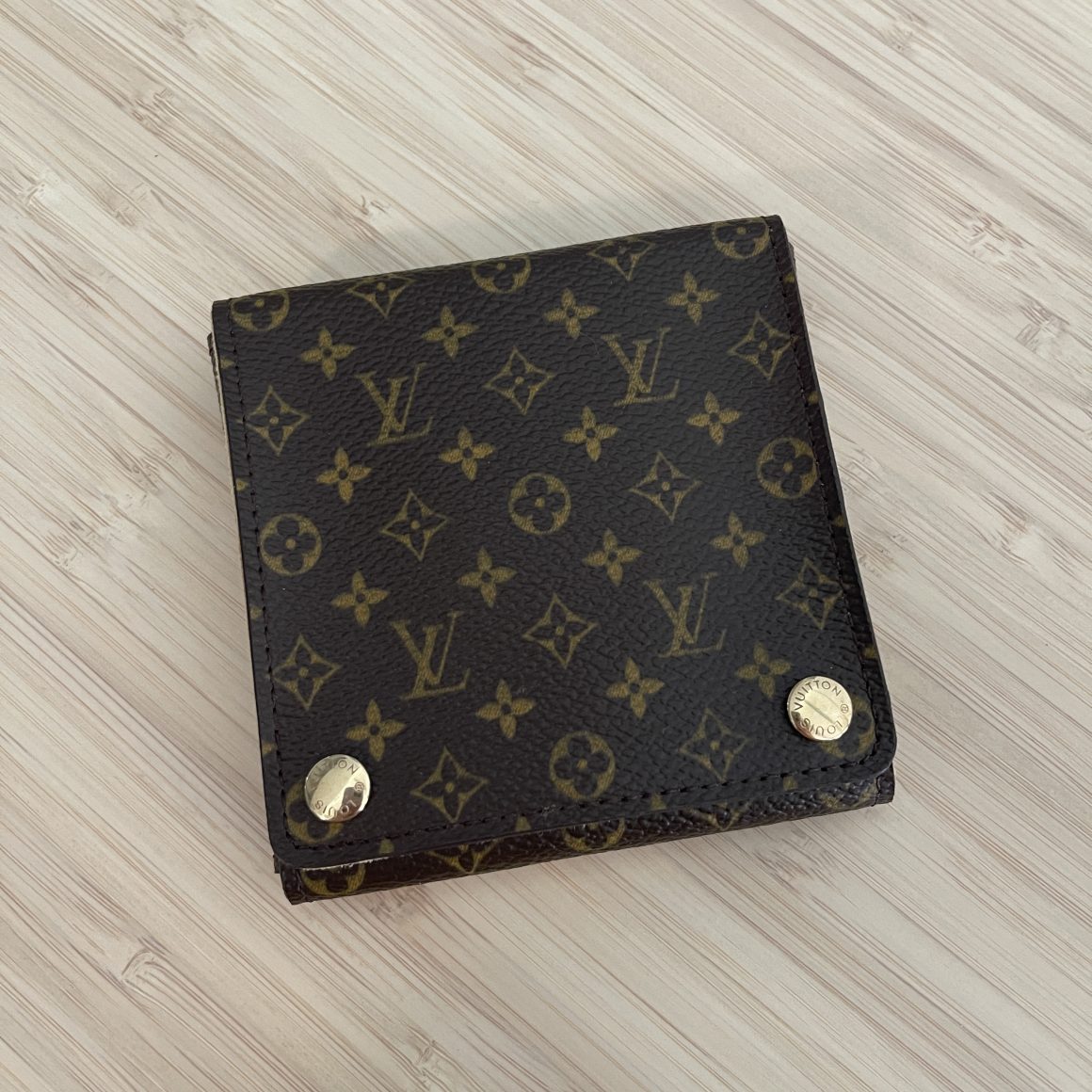 LOUIS VUITTON Monogram Folding Jewelry Case PM 1280975