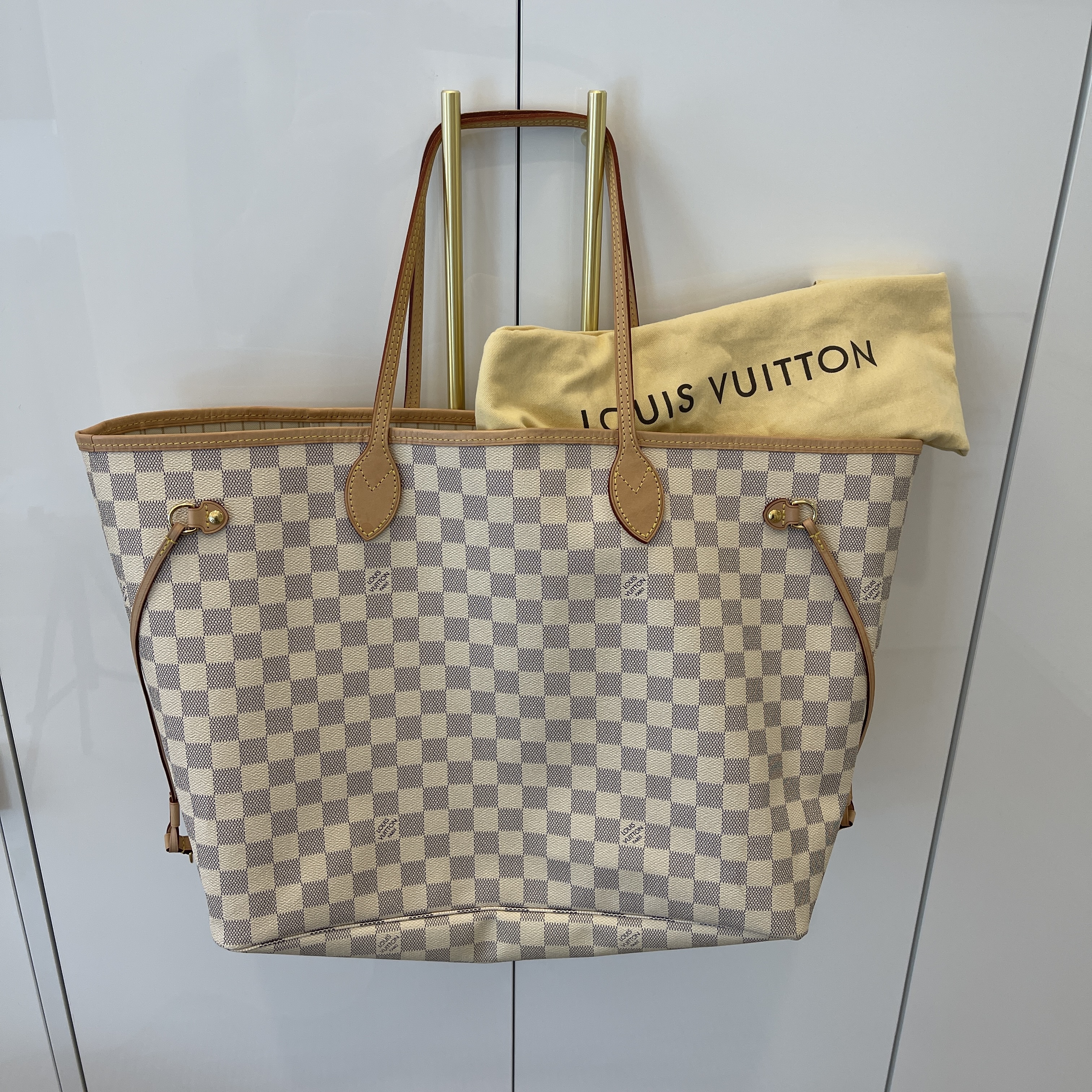 Louis Vuitton Neverfull GM Damier Azur (RRP £1,450) – Addicted to