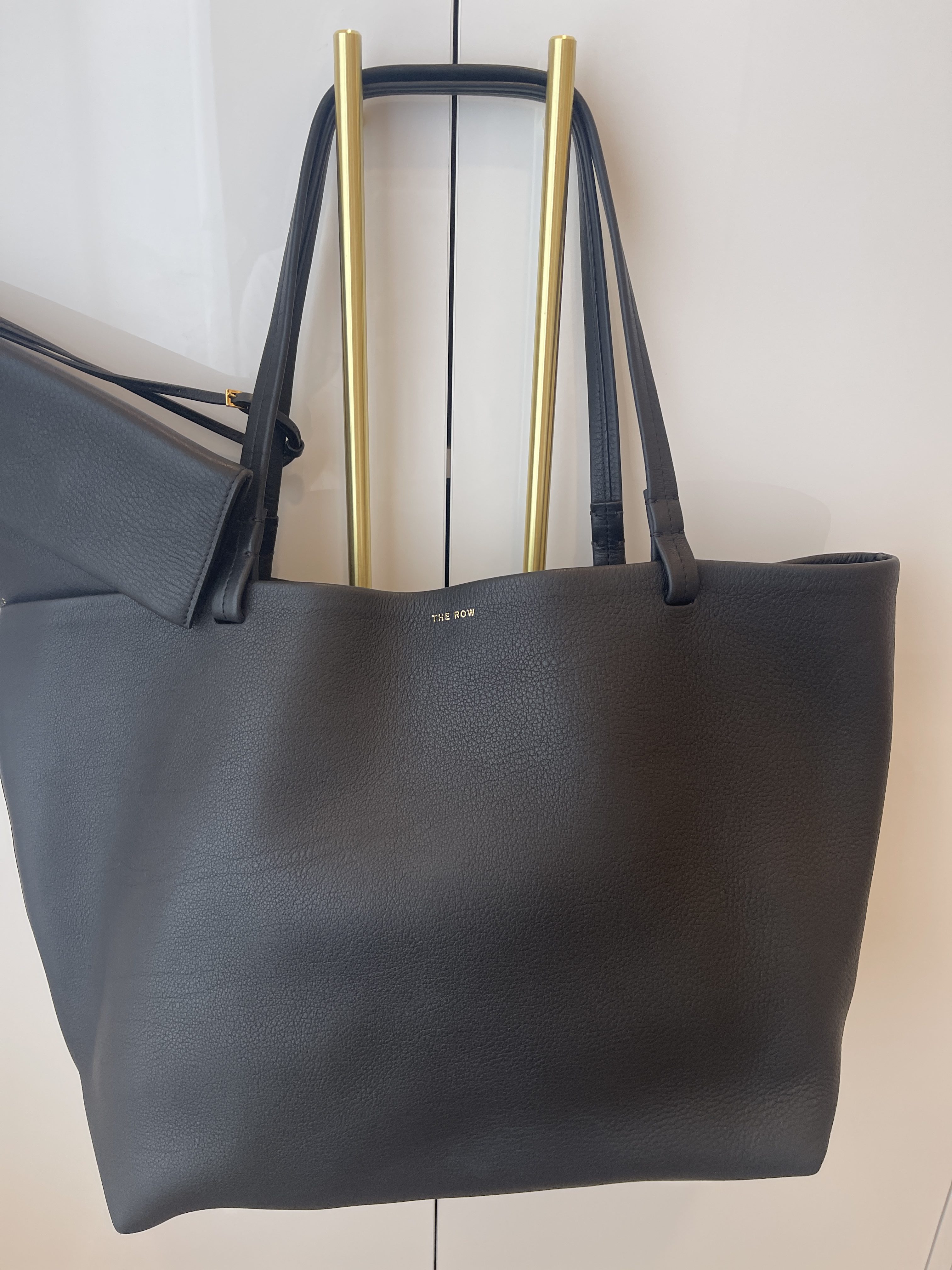 The Row Park Tote Three in Leather