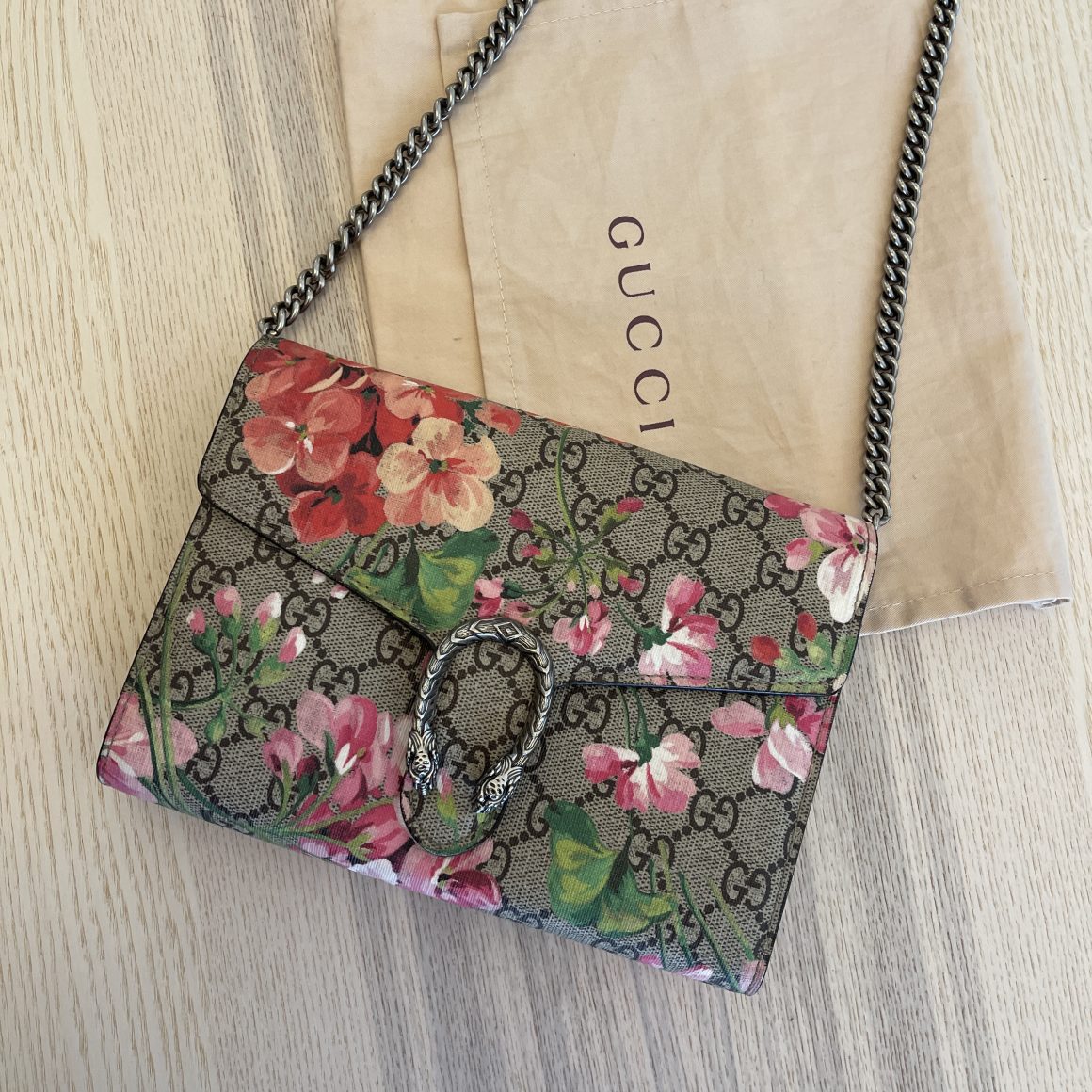 Gucci Blooms Mini Pochette with Chain