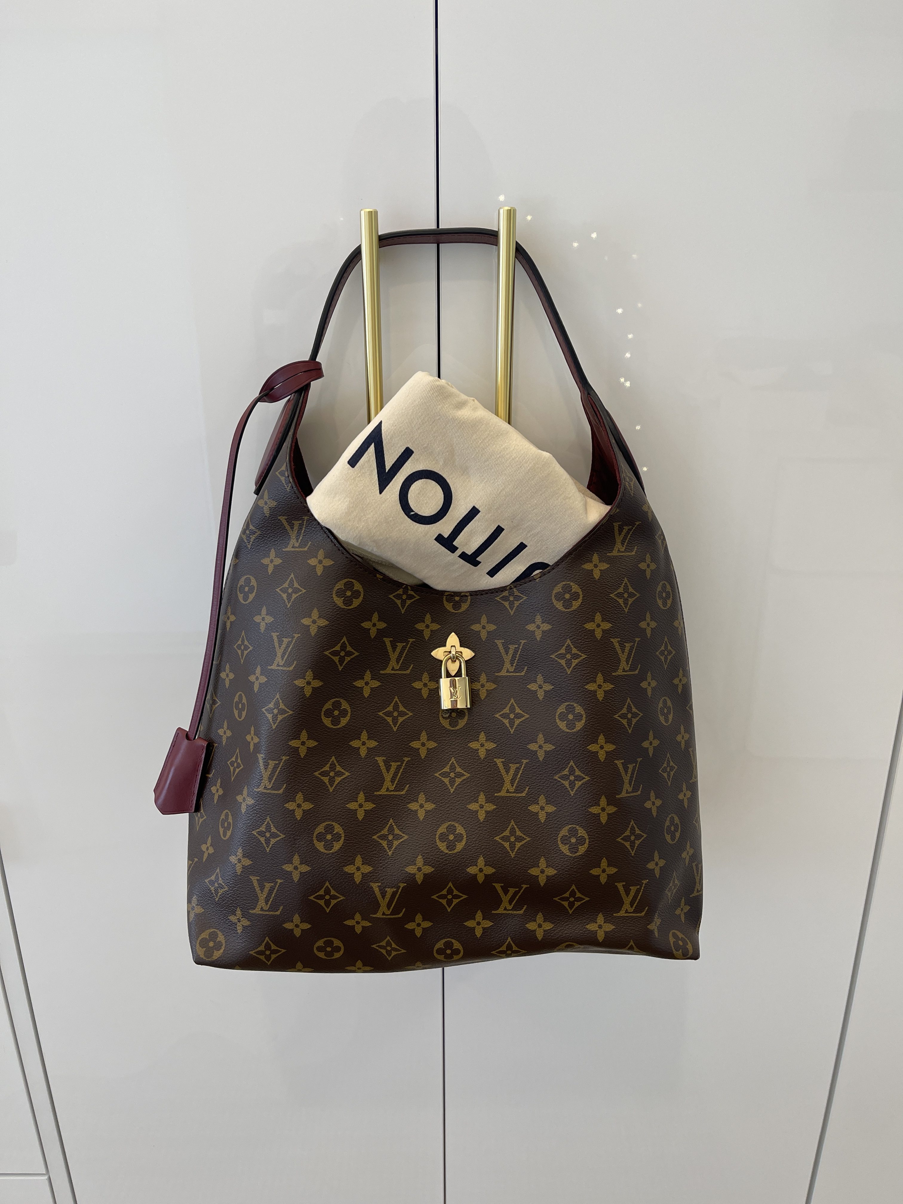 Louis Vuitton - Monogram Canvas Flower Hobo Bag
