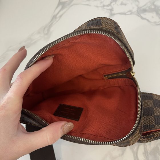Louis Vuitton Women's Damier Ebene Geronimos Brown Canvas Crossbody Bag  (Pre-Owned) - ShopStyle
