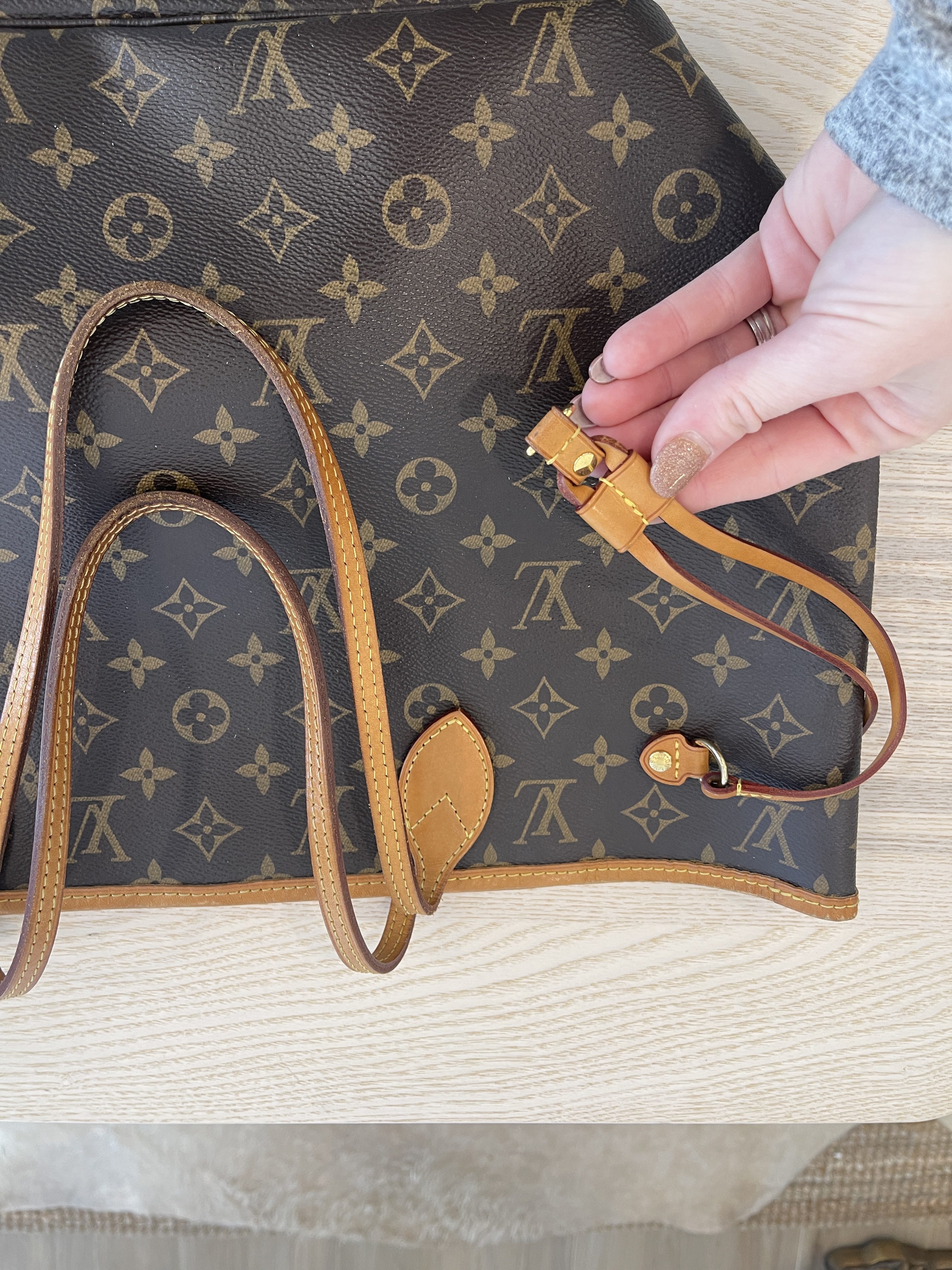 Louis Vuitton Rouge & Rose Ballerine Giant Monogram Canvas Neverfull MM, myGemma