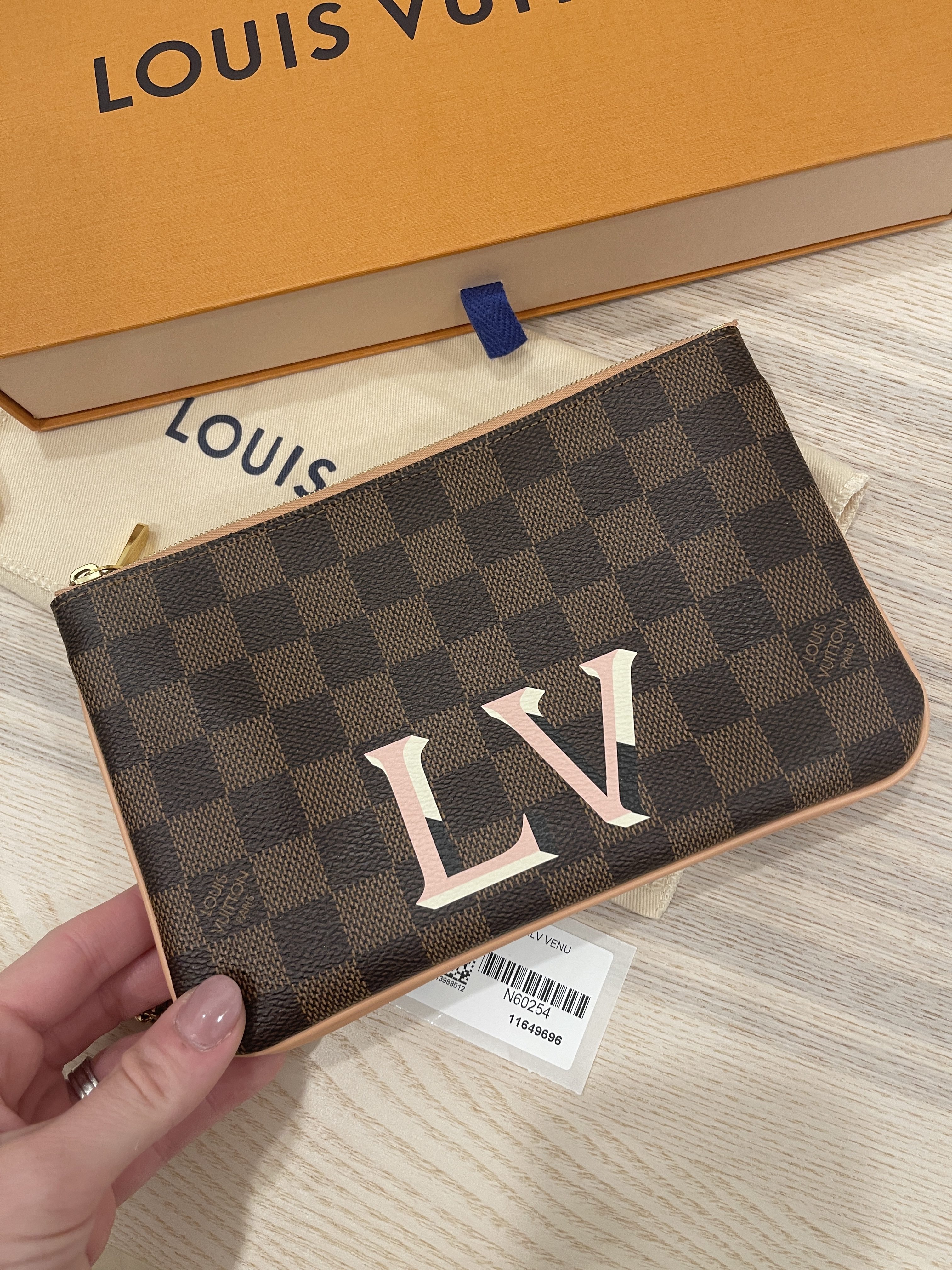 Shop Louis Vuitton Double Zip Pochette (DOUBLE ZIP POUCH, N60460