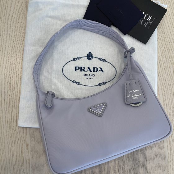 PRADA Re-Edition 2005 Re-Nylon Mini Bag in Wisteria