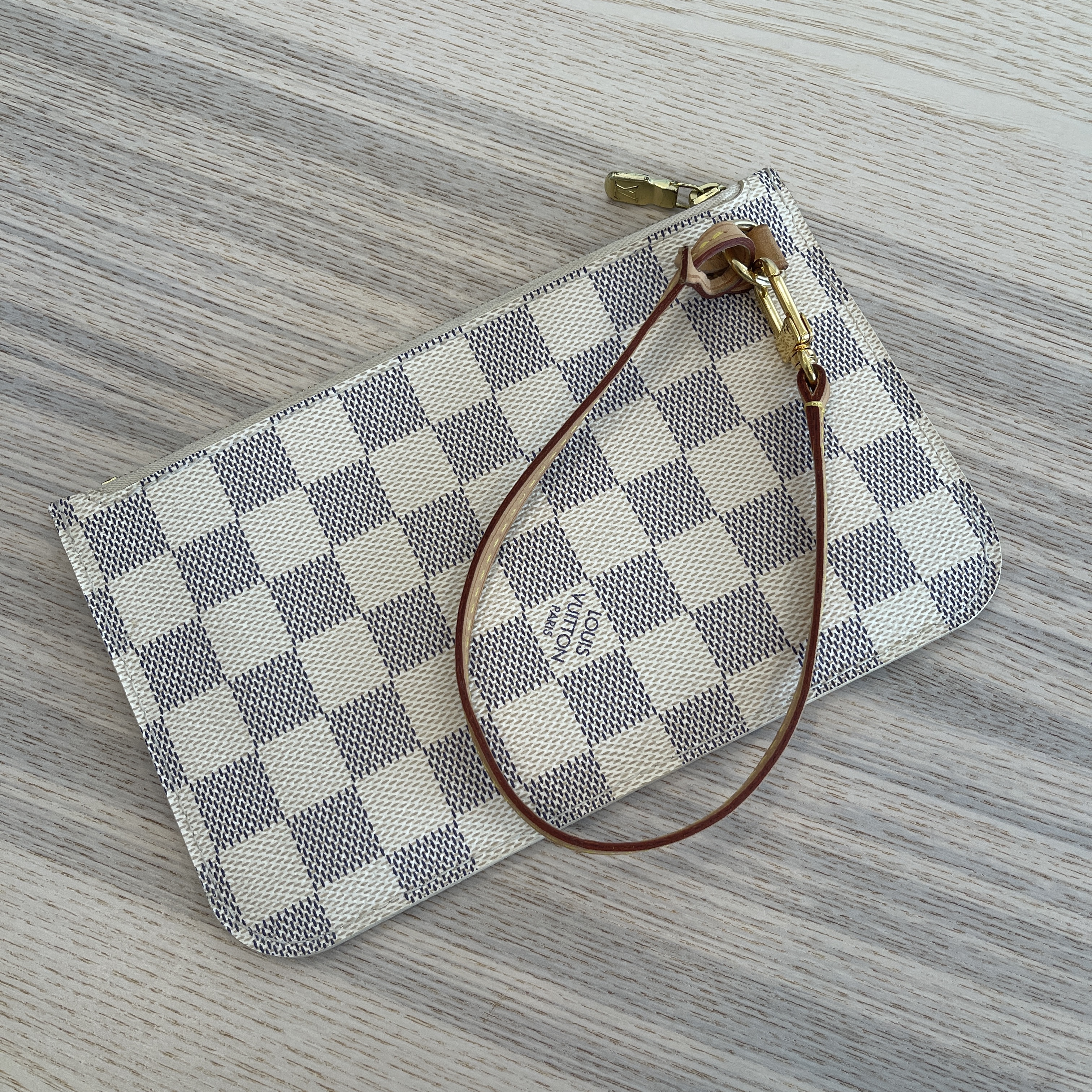 Louis Vuitton - Neverfull PM - Damier Azur - GHW