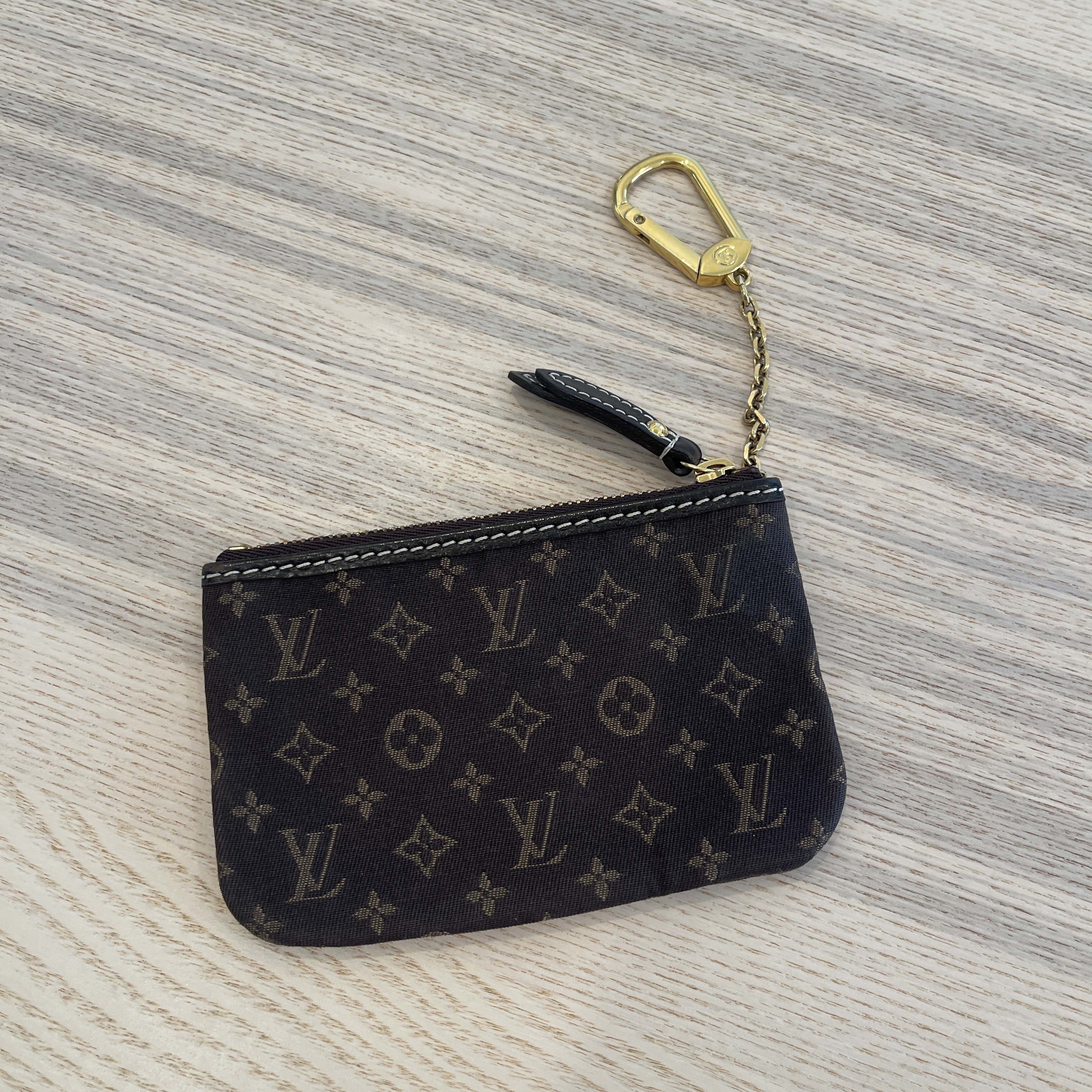Louis Vuitton Mini Lin Key Pouch, Small Leather Goods - Designer
