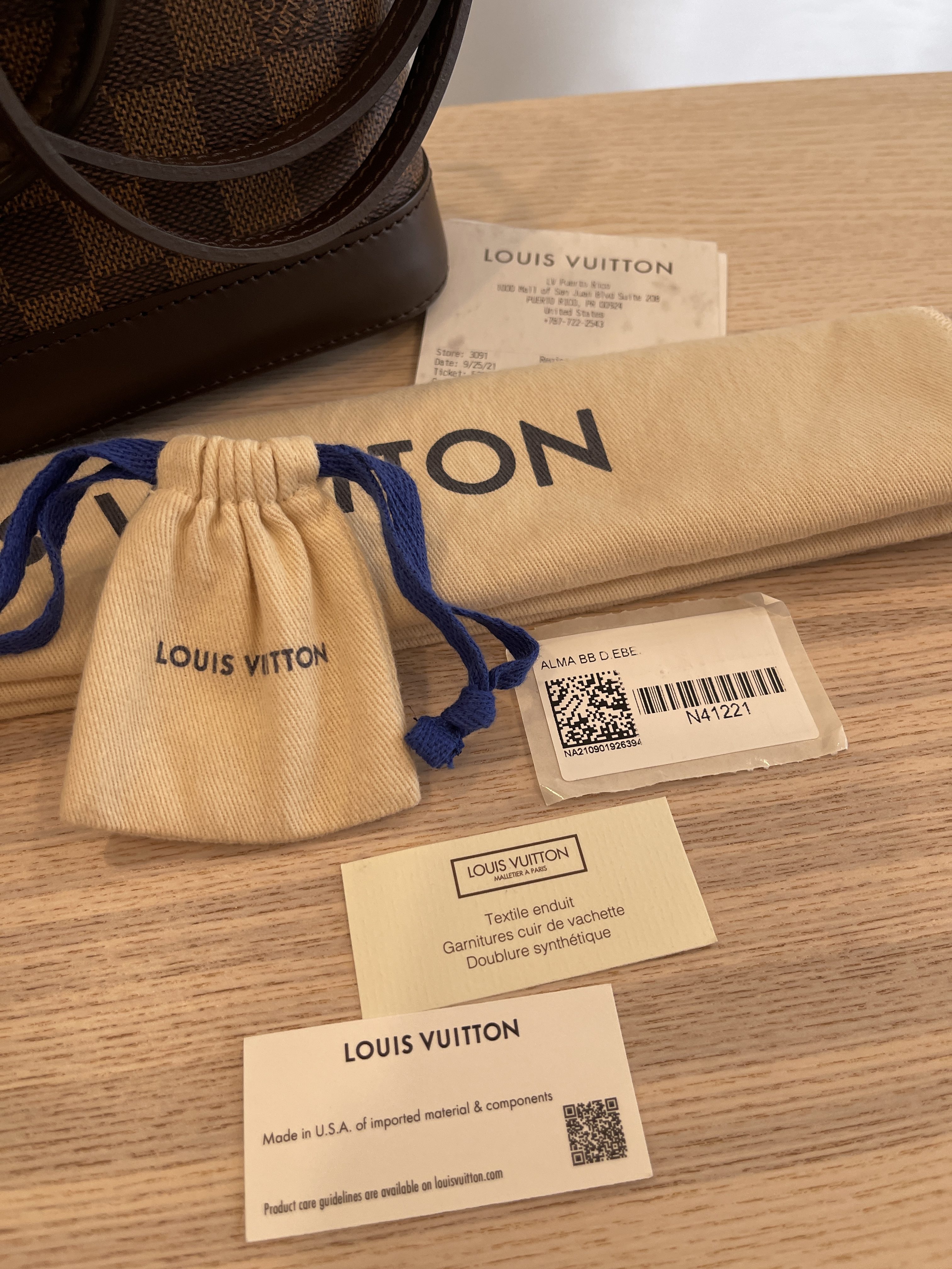 Louis Vuitton Alma BB Dambier Ebene – ＬＯＶＥＬＯＴＳＬＵＸＵＲＹ