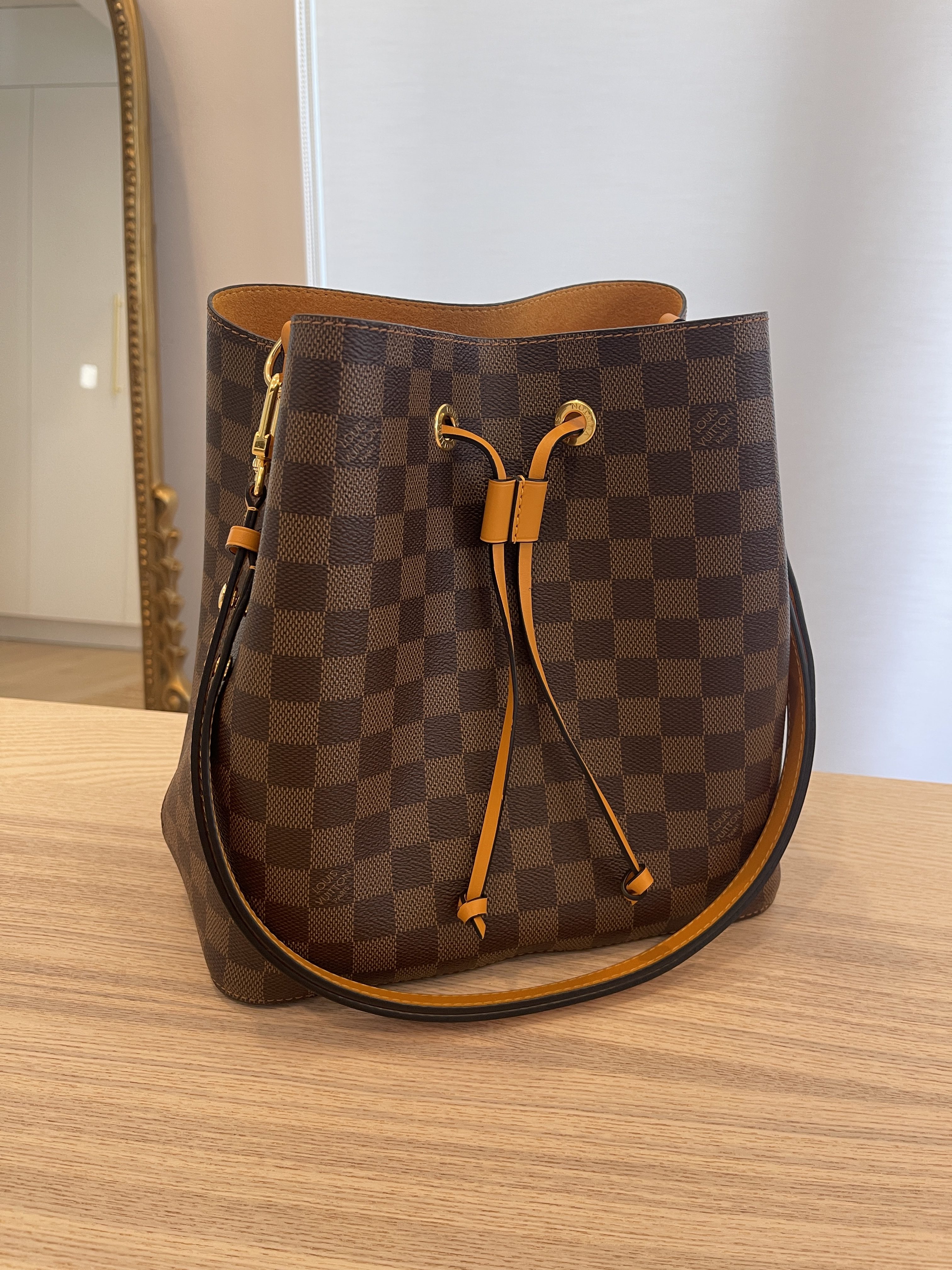 Louis Vuitton NeoNoe Handbag Damier mm Brown