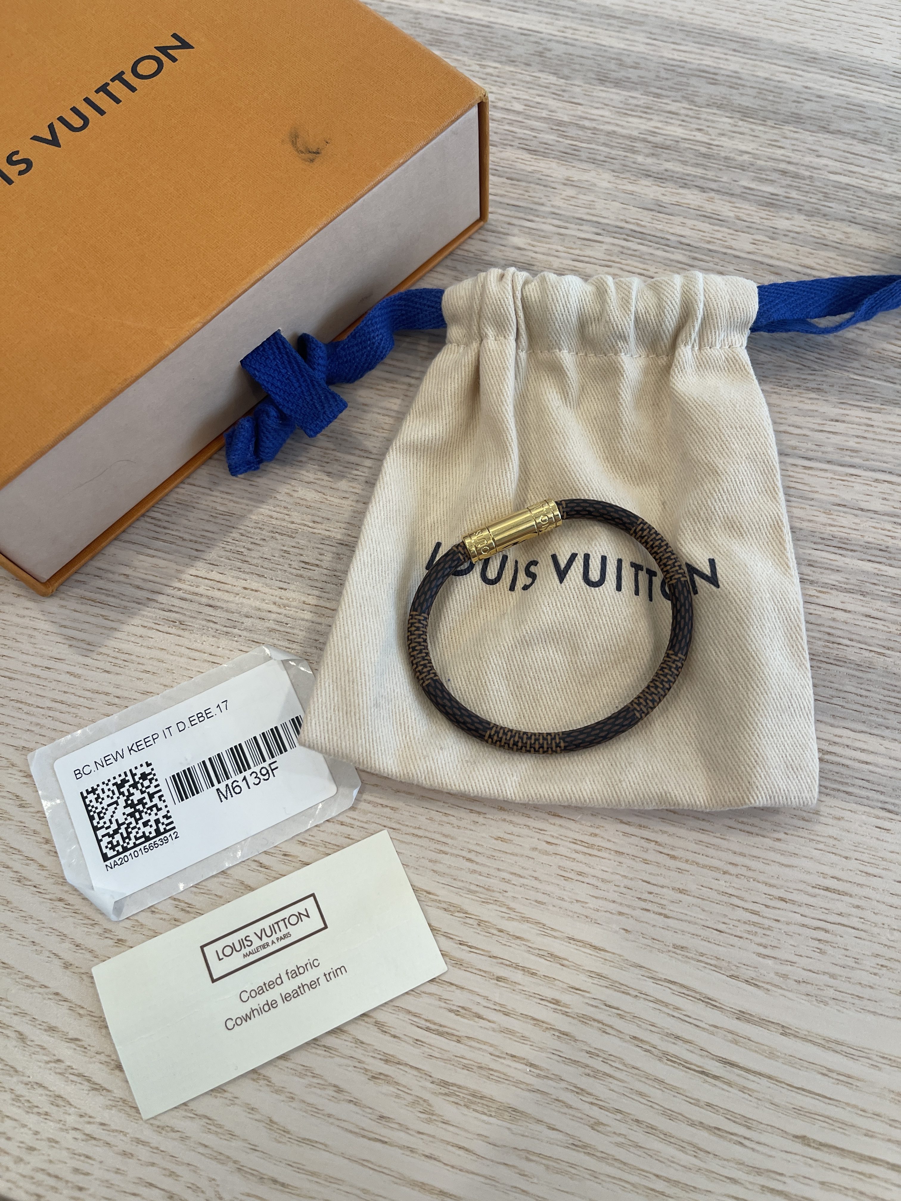 Louis Vuitton Damier Keep It Bracelet