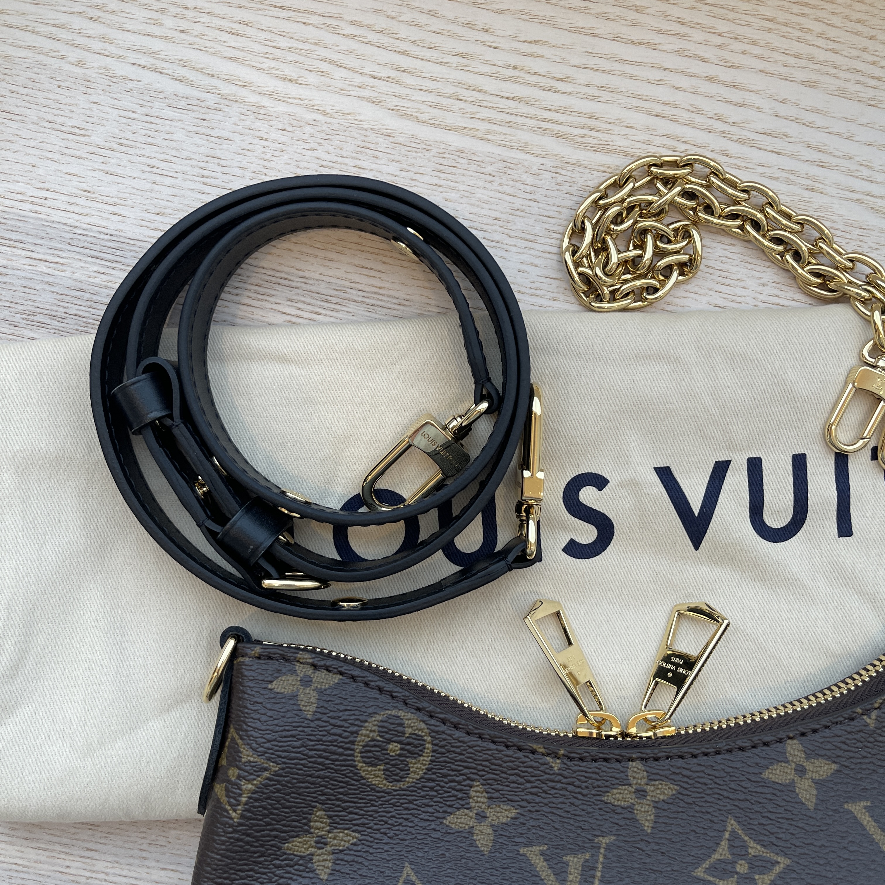 LOUIS VUITTON BOULOGNE NM BLACK – Jewelry Banc