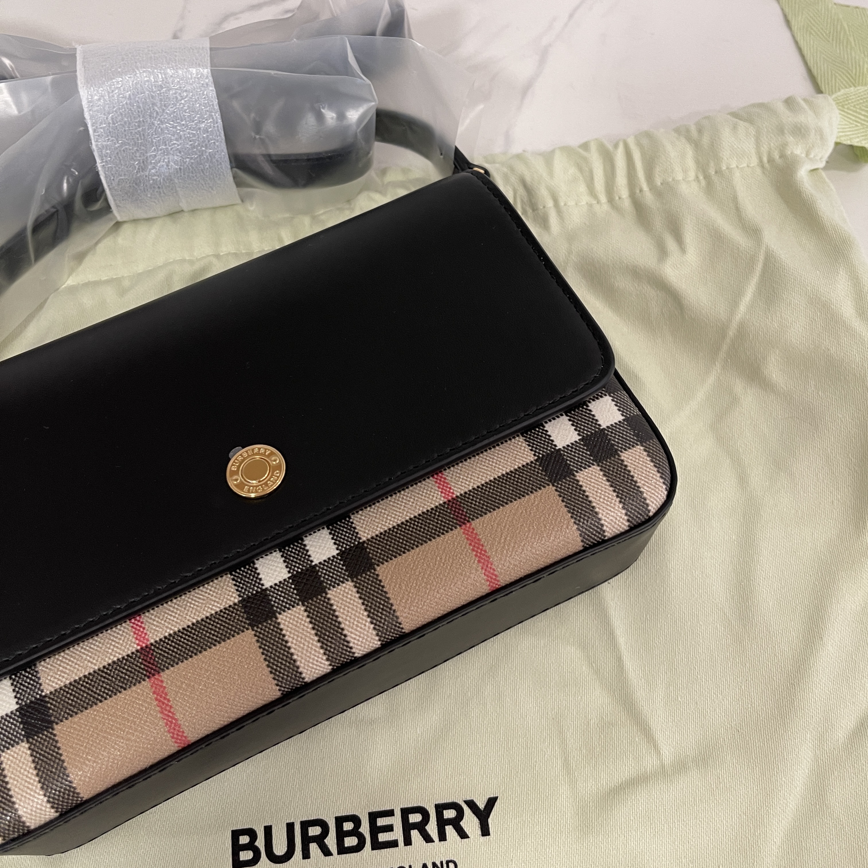 HealthdesignShops, Burberry Vintage Check Barrel mini bag