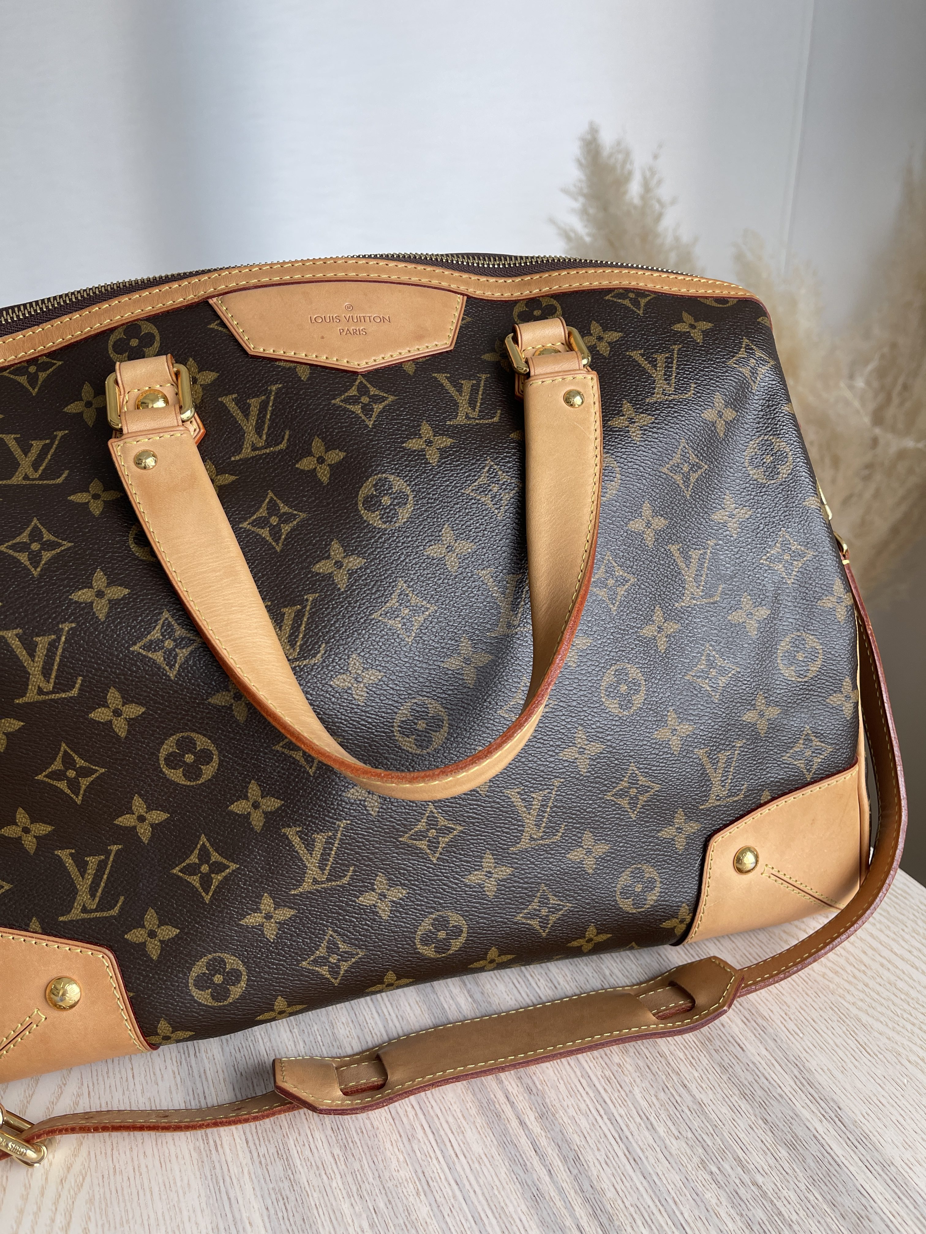 Louis Vuitton Monogram Canvas and Leather Retiro GM Bag Louis