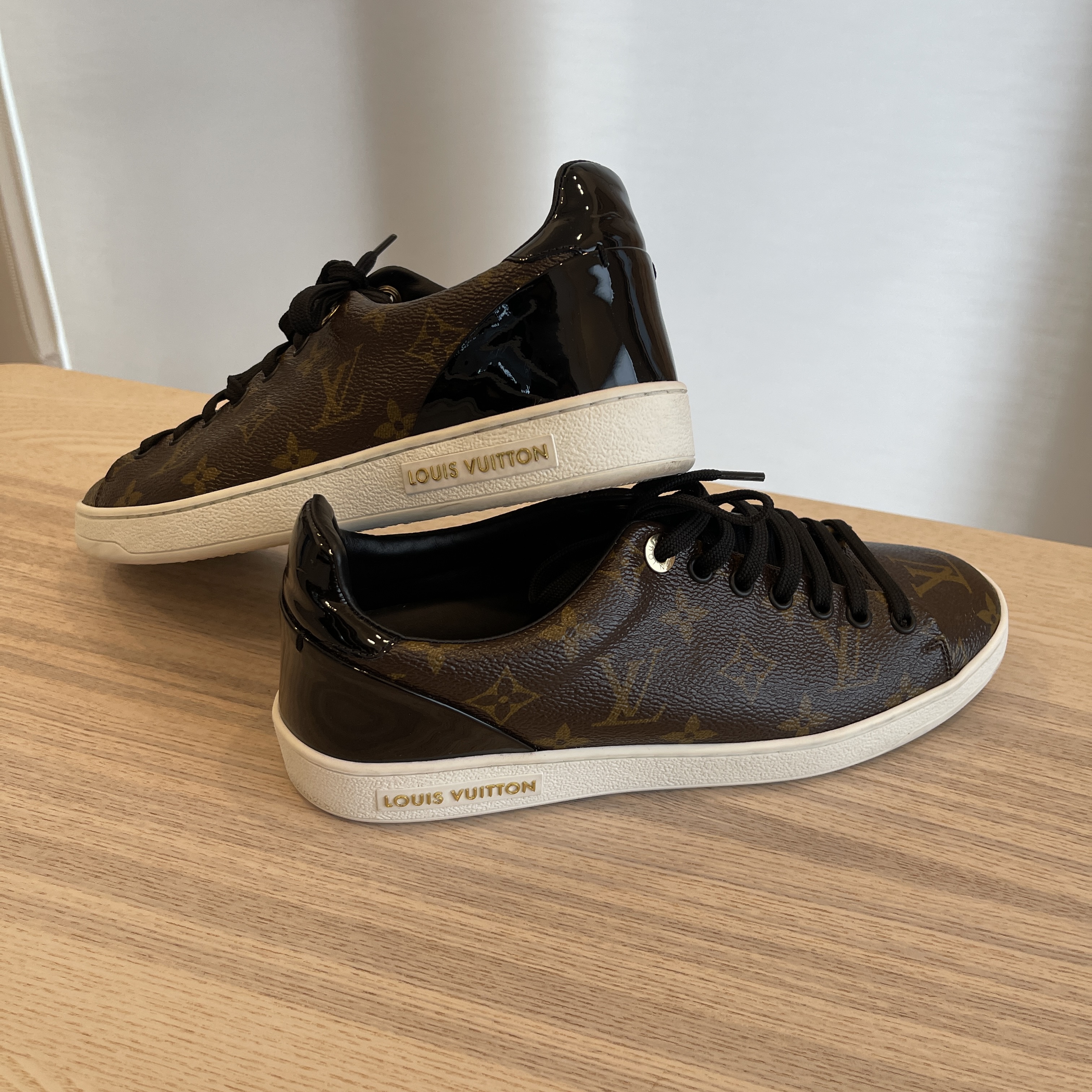 Louis Vuitton® Frontrow Sneaker Black. Size 36.0 in 2023