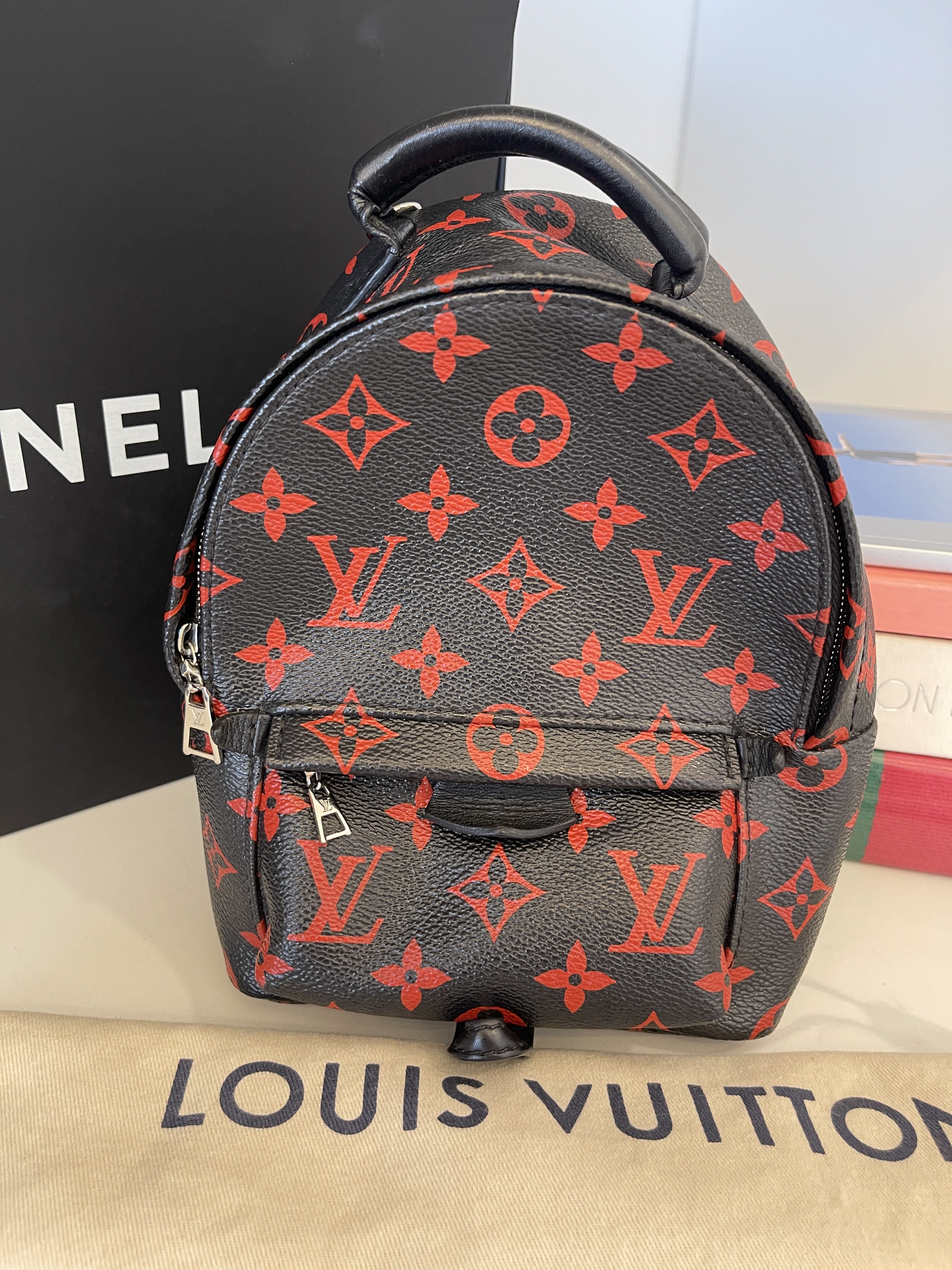 Louis Vuitton Palm Springs Backpack Limited Edition Monogram Infrarouge PM  - ShopStyle