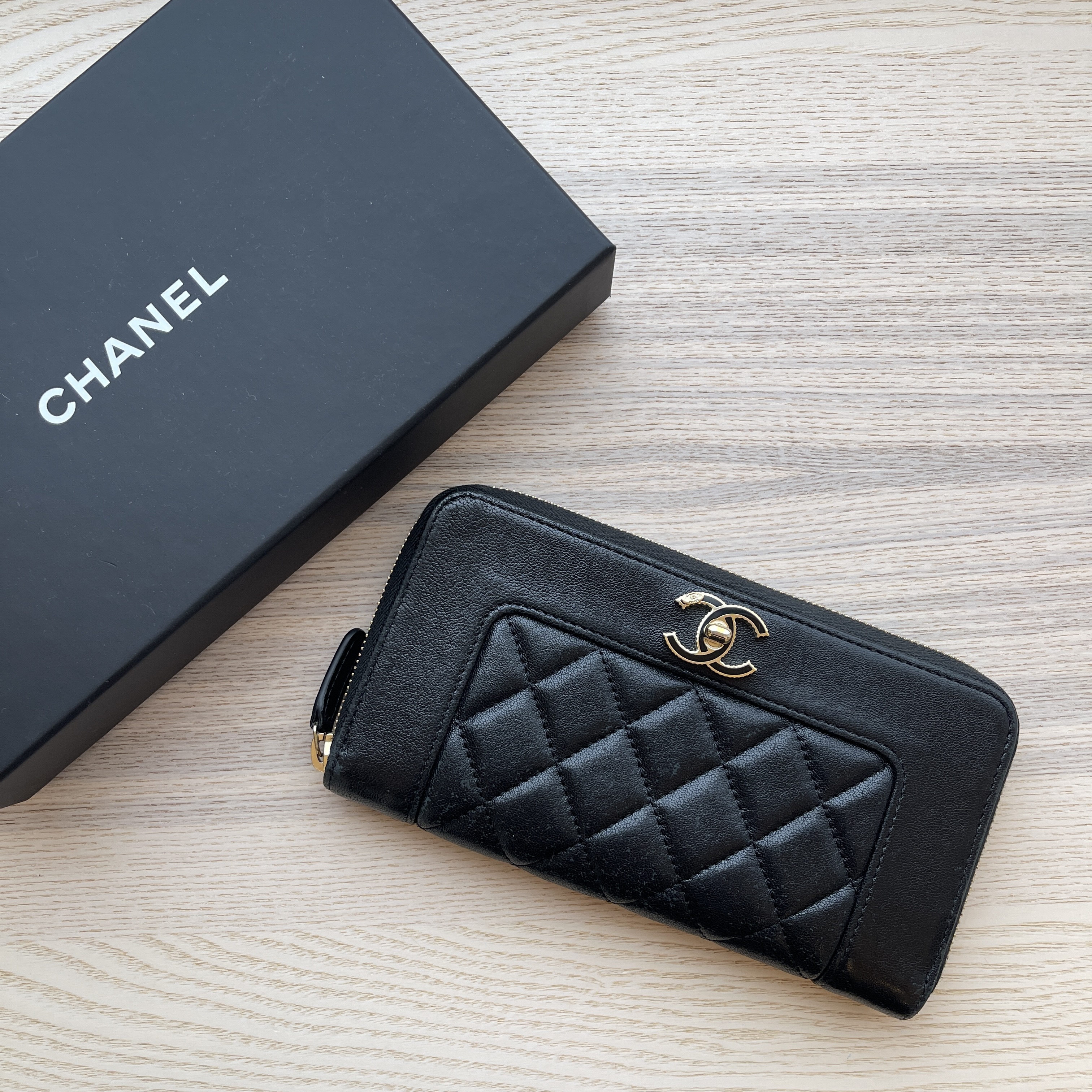 Chanel Classic Long Zipped Wallet  Wallet Wand Australia and USA Genuine  leather Wallet Wand