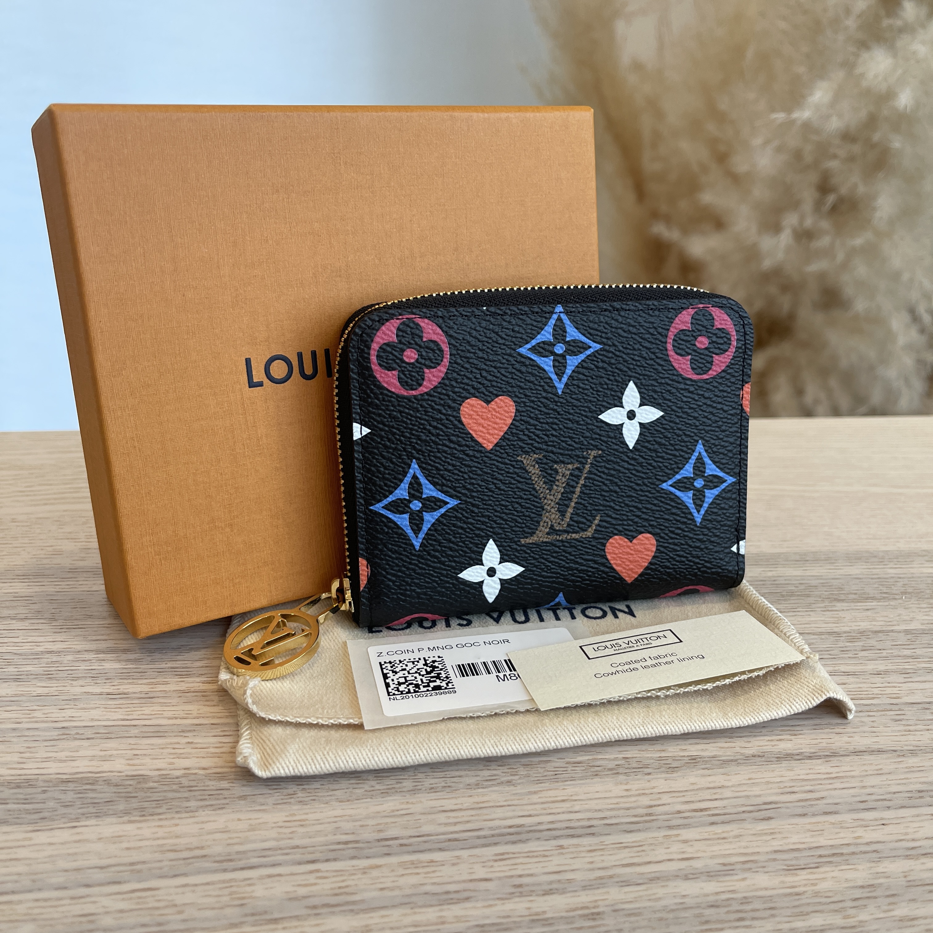 (LV-Round-Coin) Liner for LV Round Coin Purse