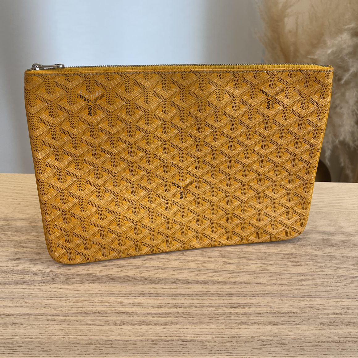 Goyard Yellow Senat business pouch ref.591765 - Joli Closet