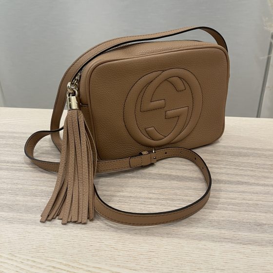 Gucci Soho Leather Flap Shoulder Bag Black Gold India | Ubuy