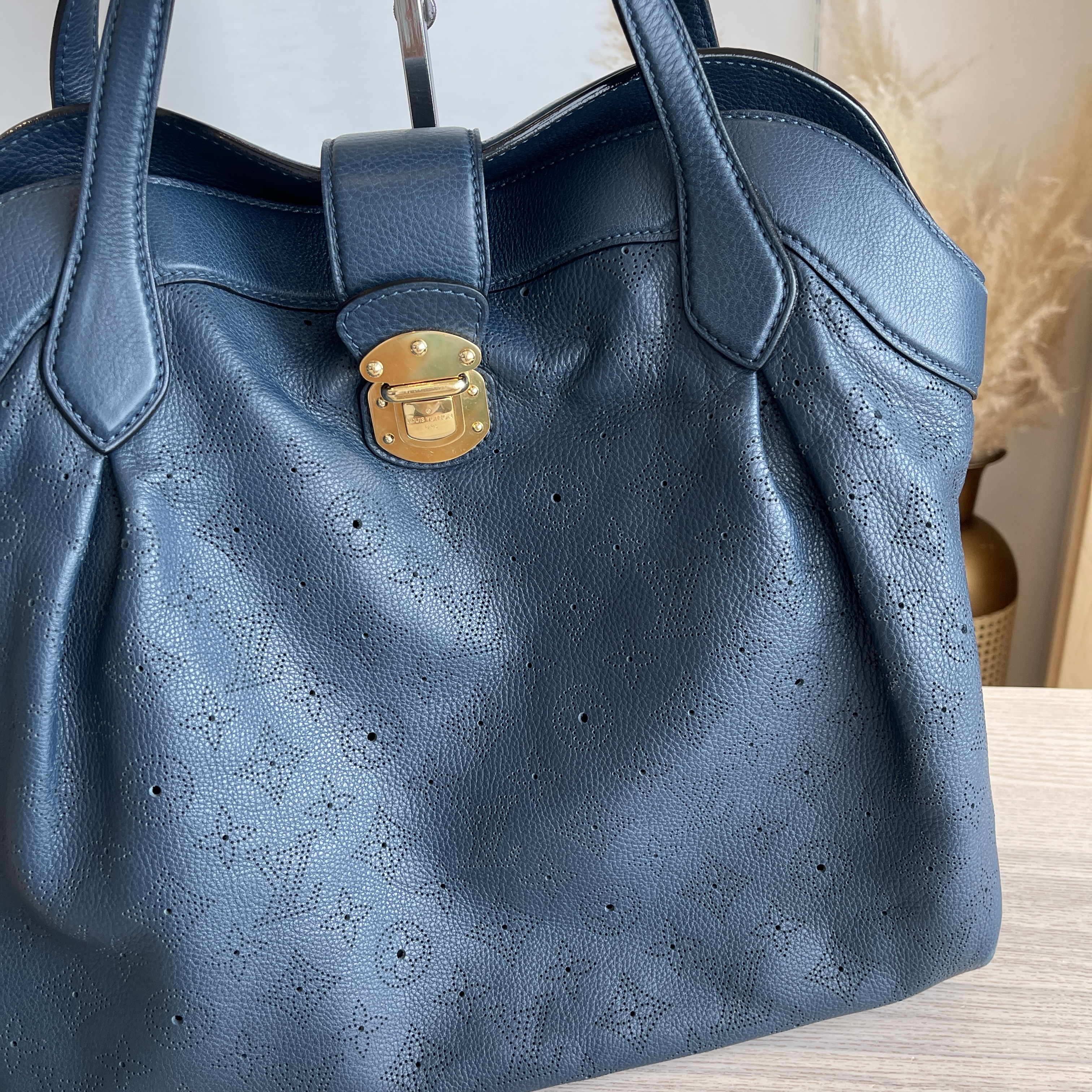 Louis Vuitton Coquill Monogram Mahina Leather Cirrus PM Bag in 2023