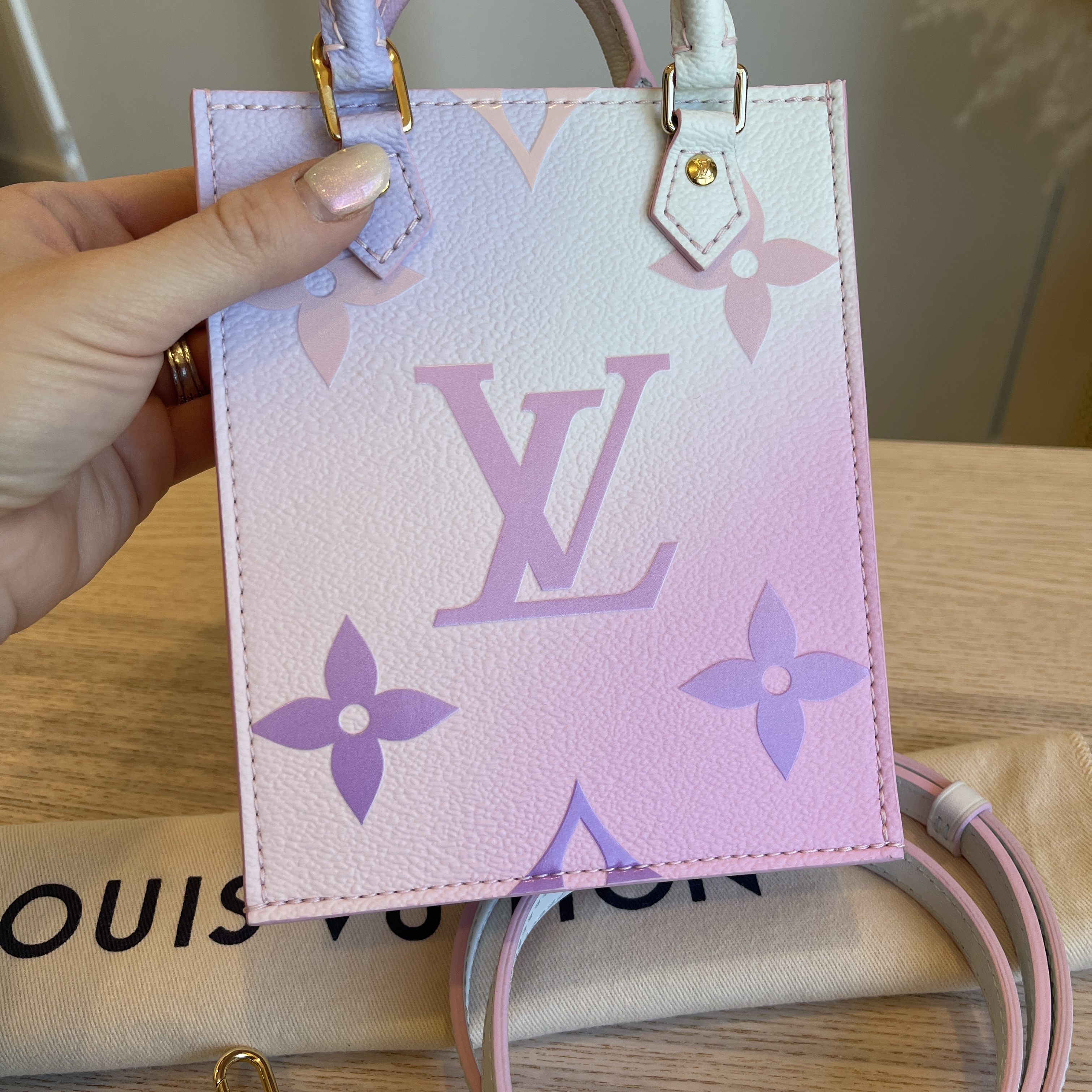 petit sac plat from the sunrise pastel collection arrived today!!! :  r/Louisvuitton
