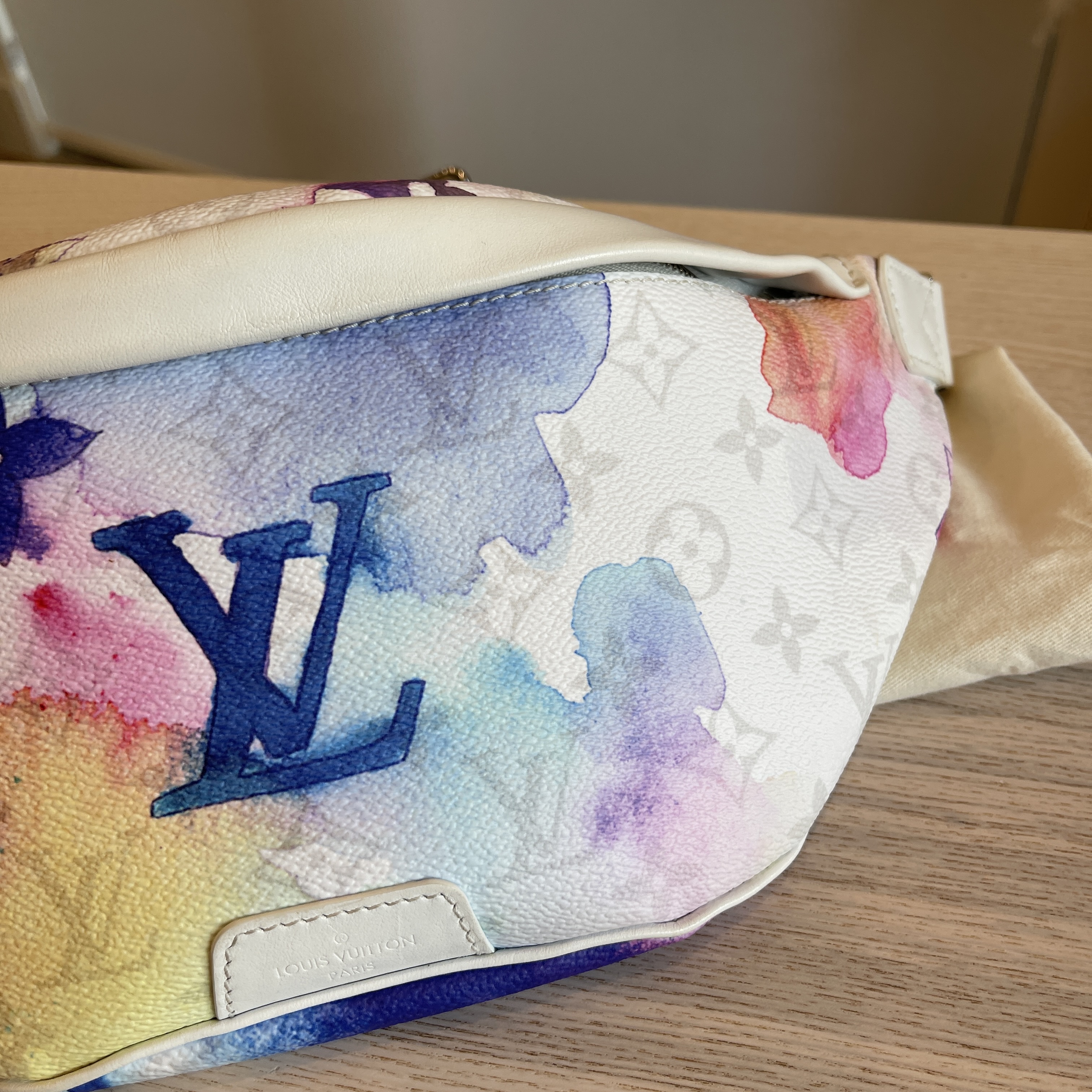 Louis Vuitton Discovery Bumbag Limited Edition Monogram Watercolor Canvas  PM Multicolor 221769368