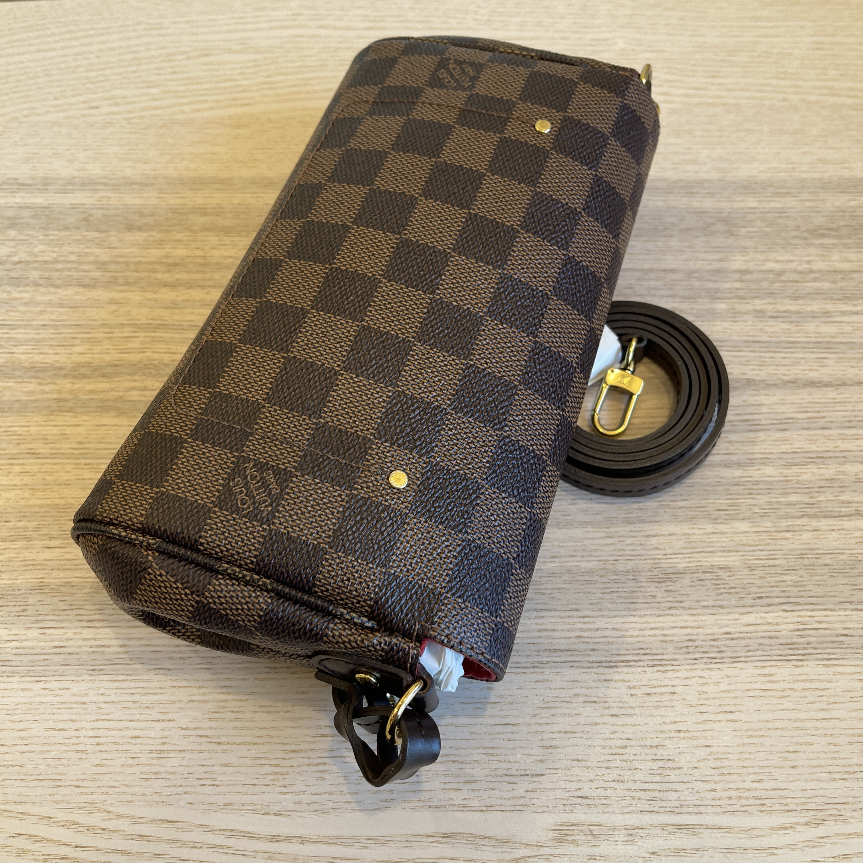 LOUIS VUITTON Damier Ebene Favorite PM 1297270