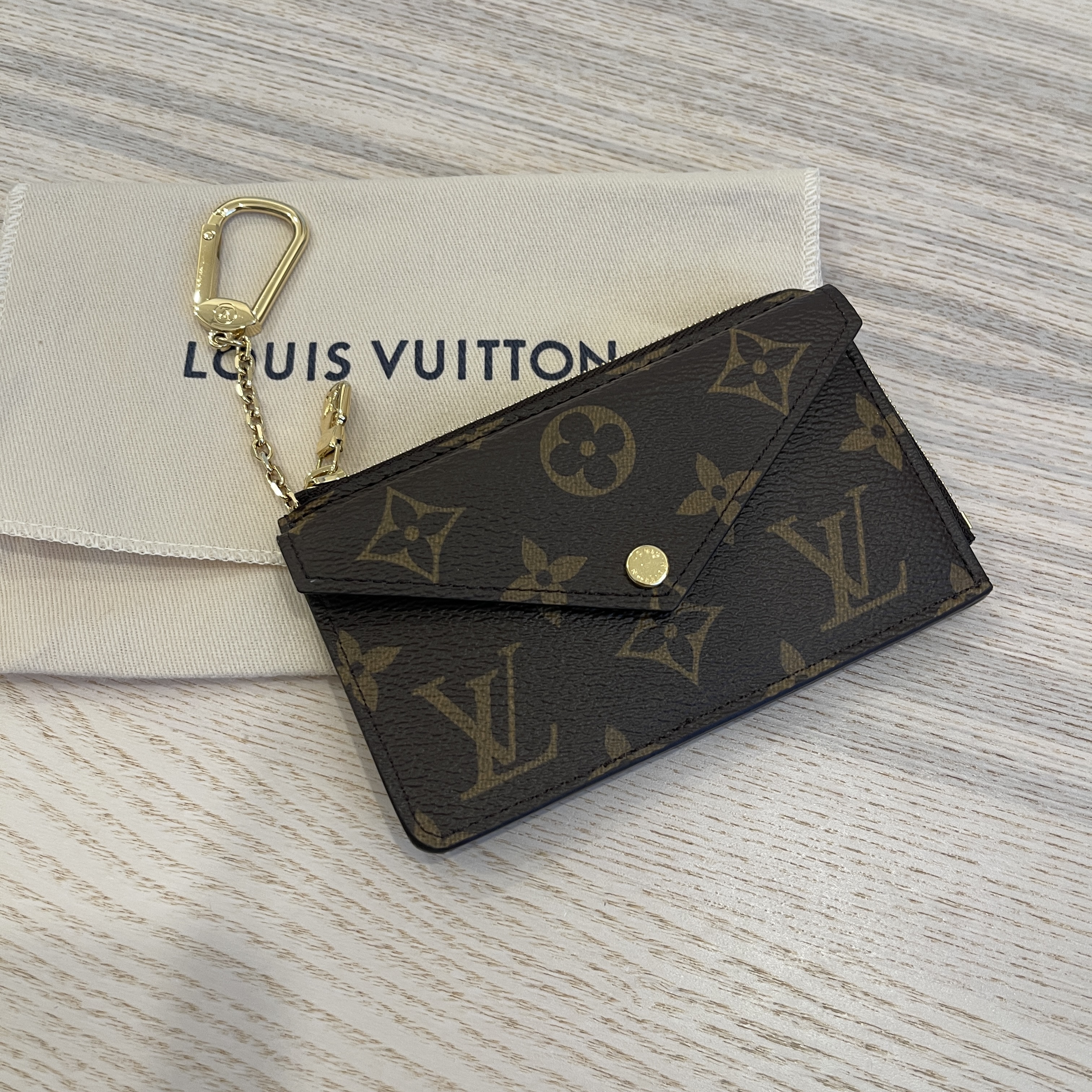 NEW AUTHENTIC LOUIS VUITTON CARD HOLDER RECTO VERSO WALLET