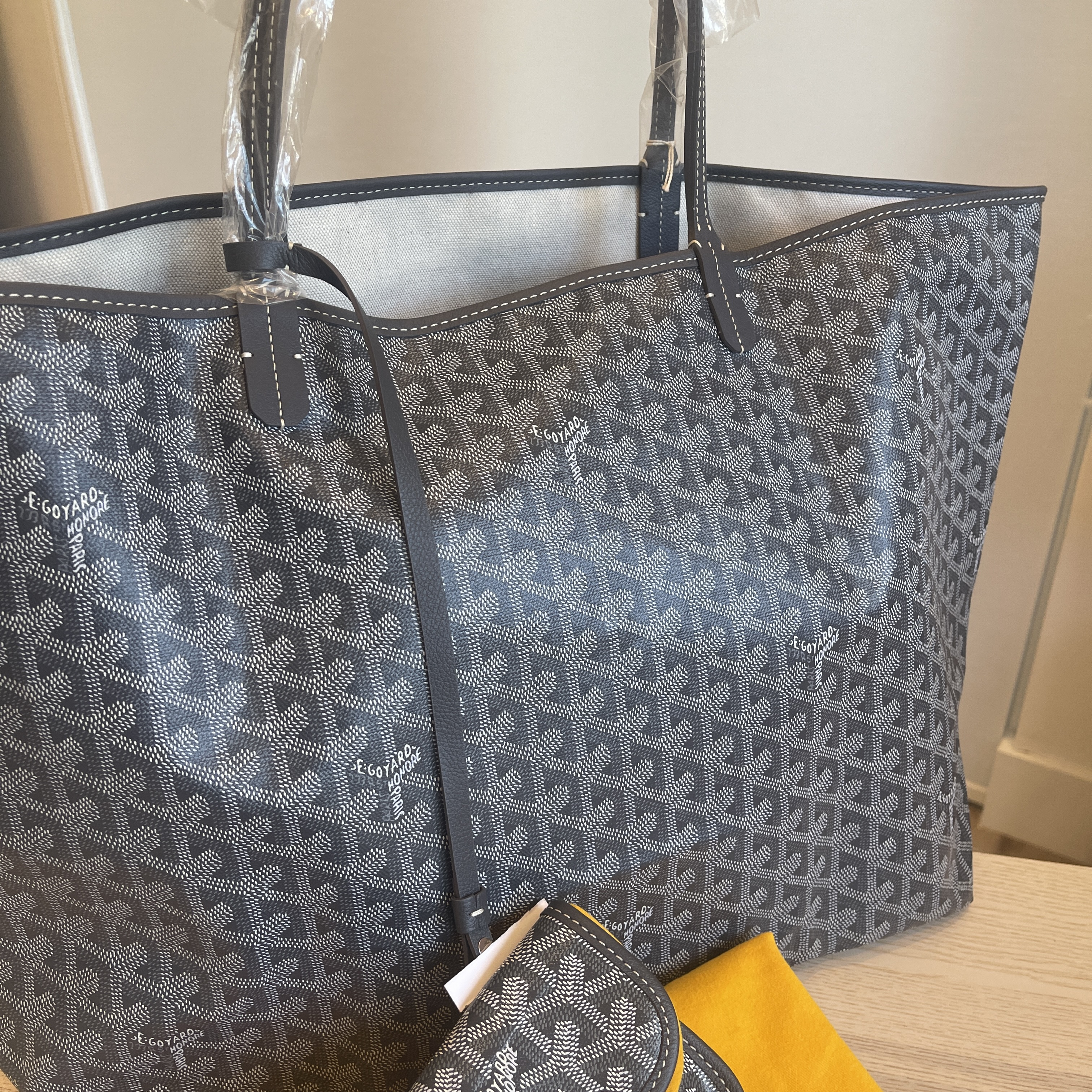 Goyard dark grey best sale