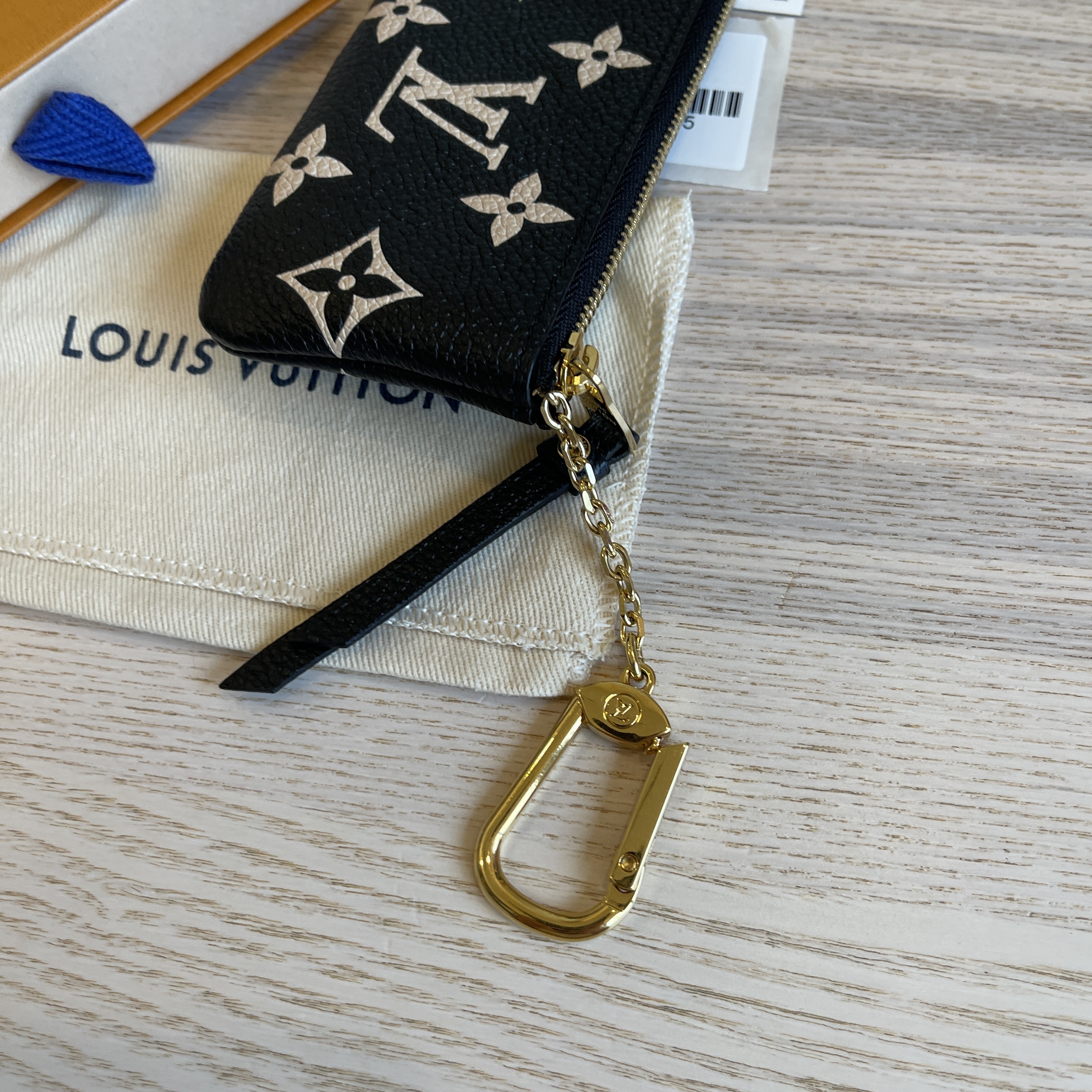 Shop Louis Vuitton MONOGRAM EMPREINTE 2020-21FW Exclusive online prelaunch  - key pouch (M80900) by lufine