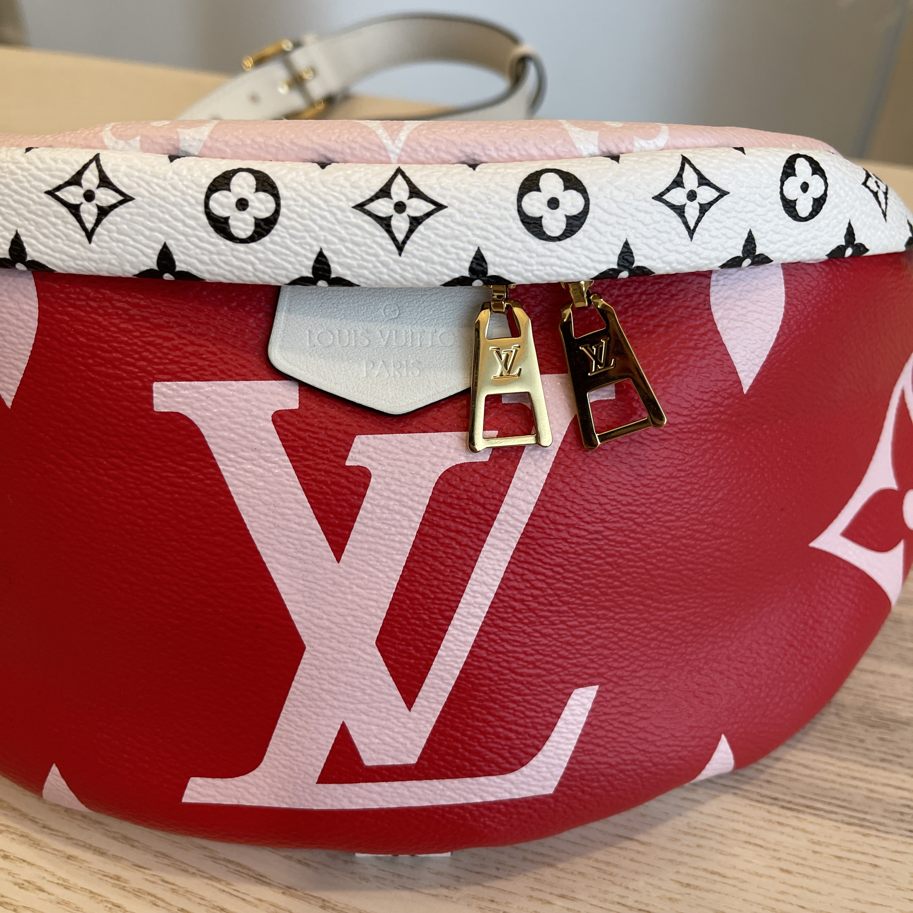 Louis Vuitton Giant Monogram Bumbag M44575 Rouge : : Bags, Wallets  and Luggage