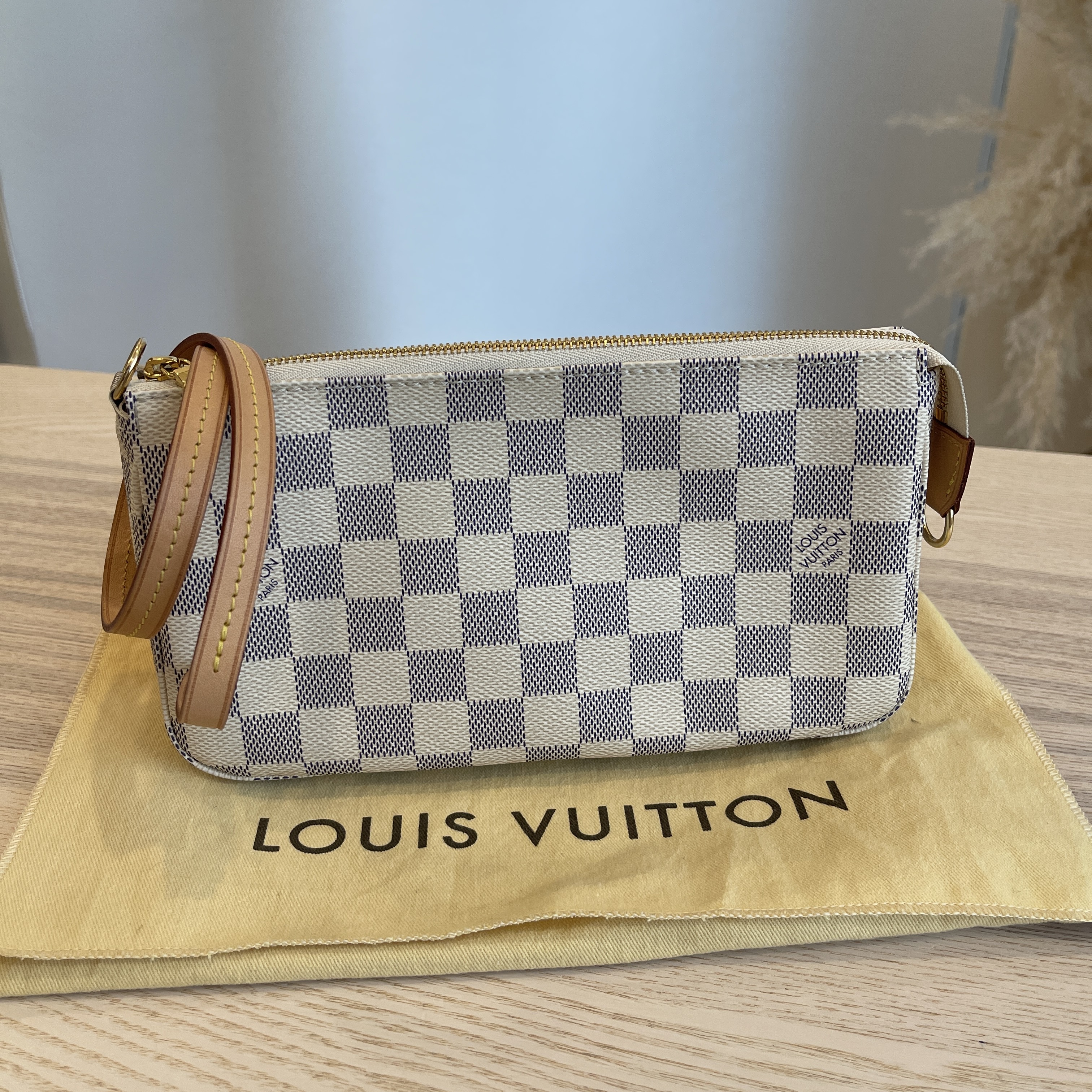 Louis Vuitton Damier Azur Pochette Accessoires NM by Ann's Fabulous Finds