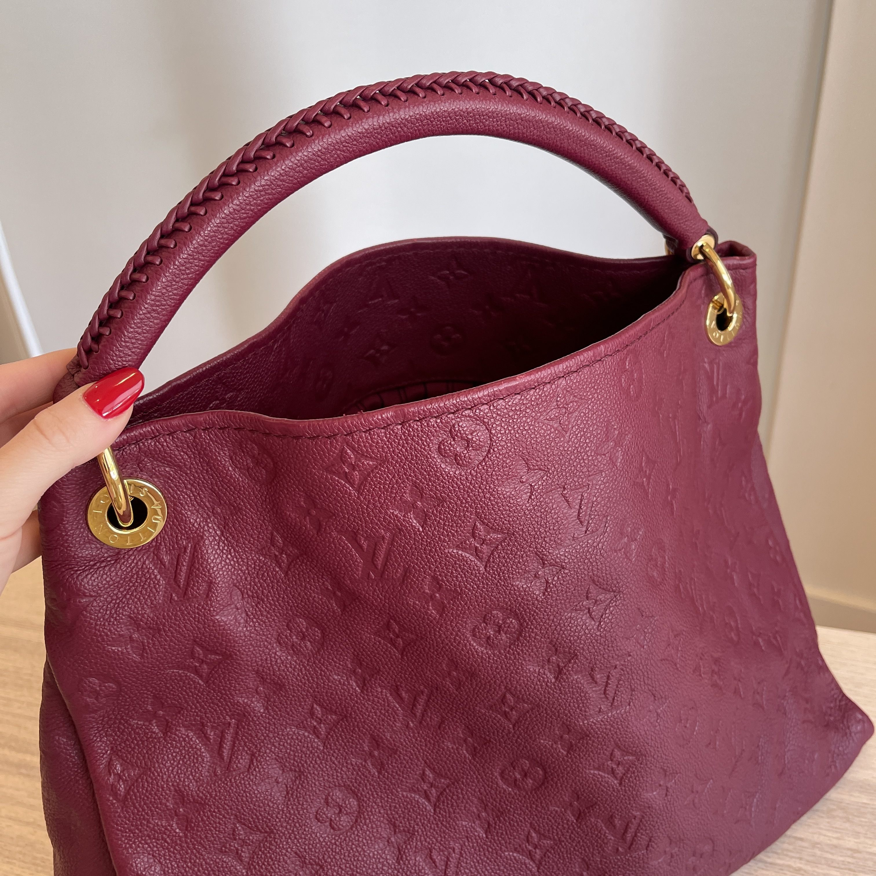 Louis Vuitton, Bags, Louis Vuitton Artsy Bag Size Mm Empreinte Aurore