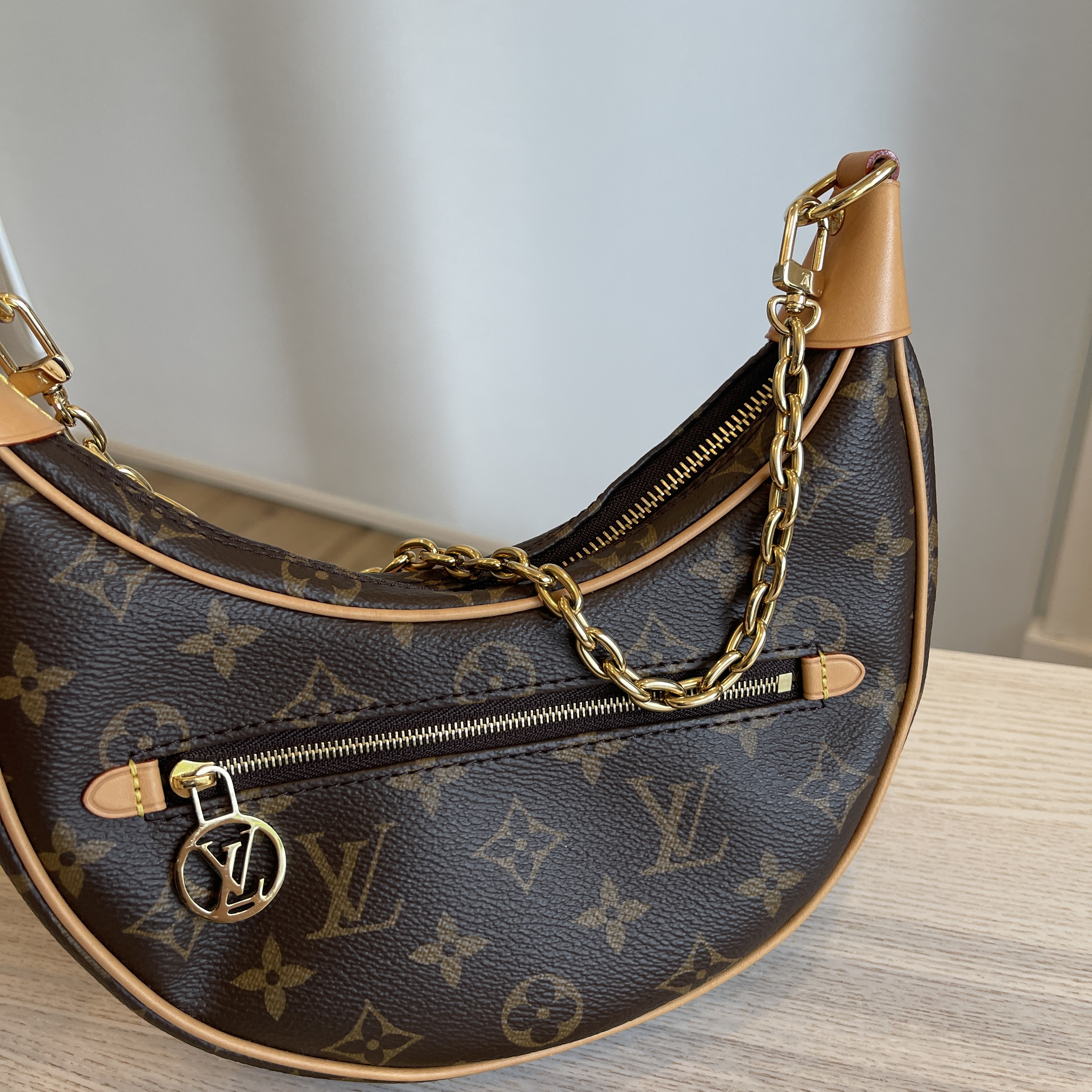 Louis Vuitton Brown Monogram Loop Bag – The Closet
