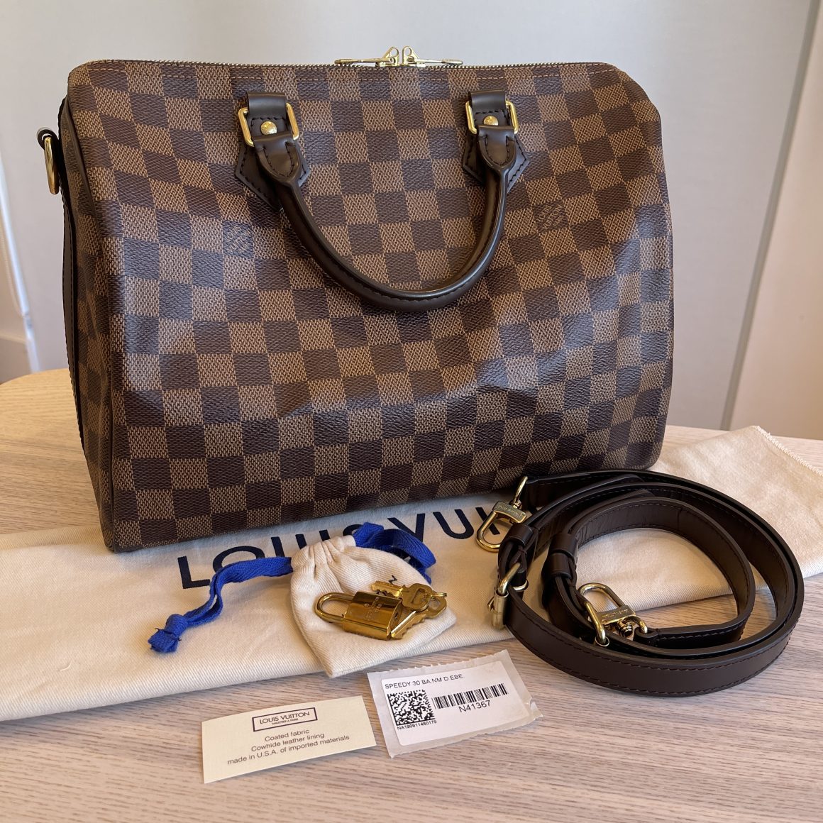 louis vuitton speedy b 30 damier ebene｜TikTok Search