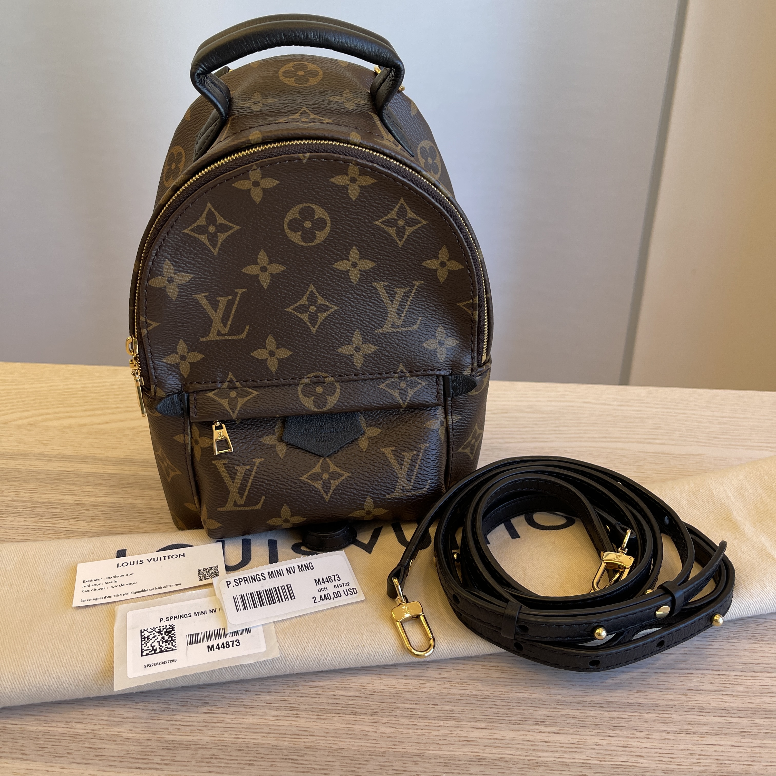 How To Spot Fake Louis Vuitton Palm Springs Mini Backpack - Brands Blogger  in 2023