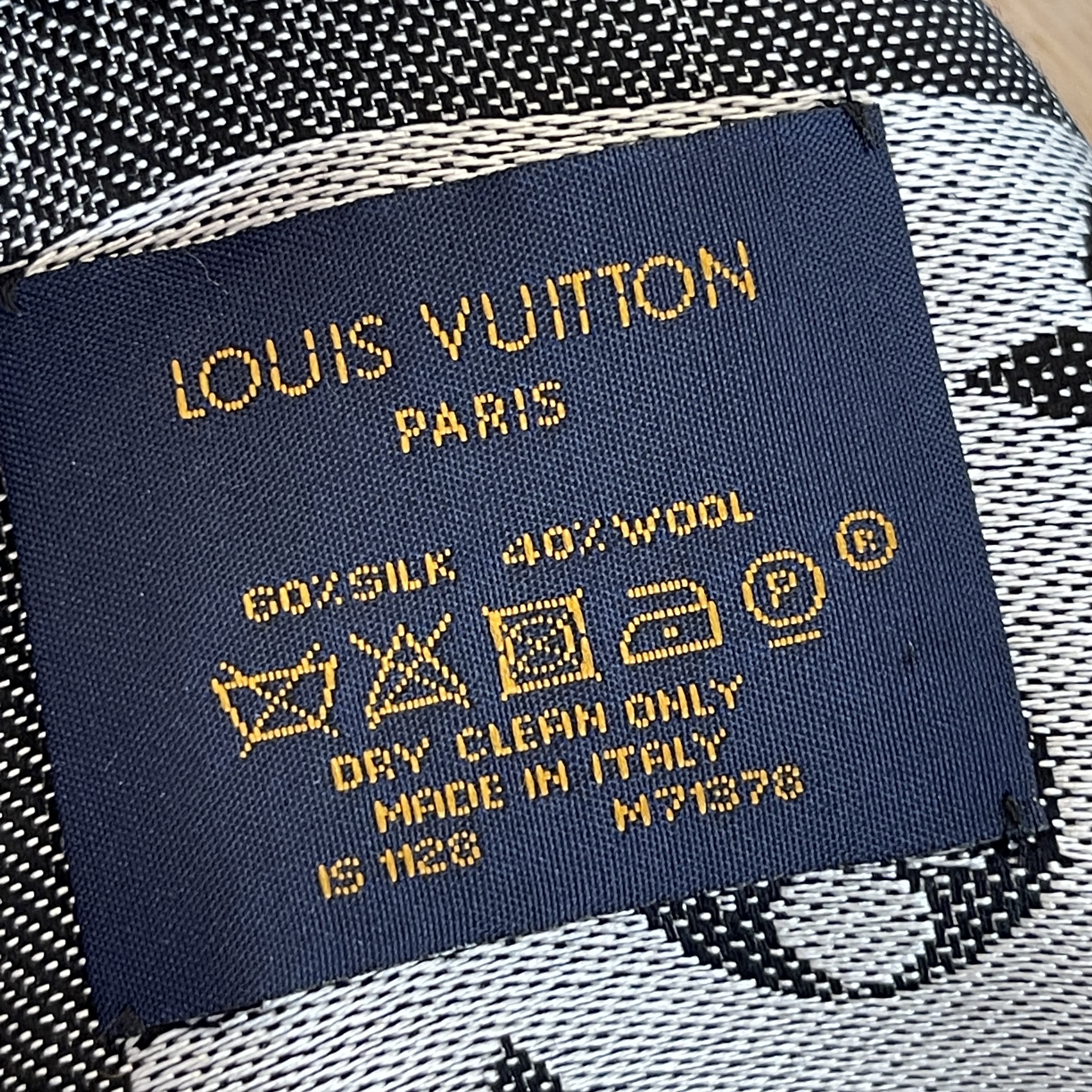 Louis Vuitton Monogram Shawl 2023 Ss, White, * Inventory Confirmation Required