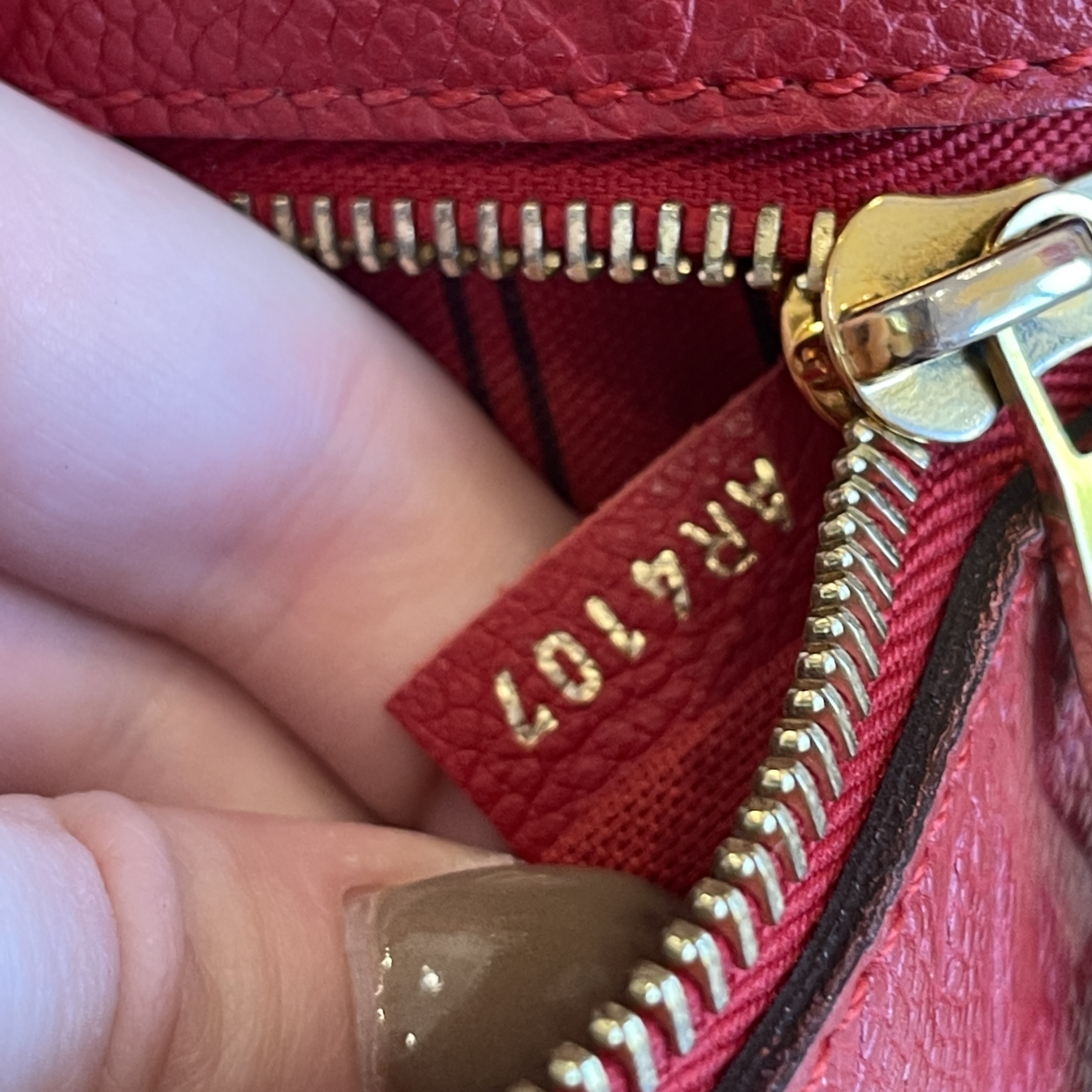 Pochette Metis Empreinte Rose Poudre – Keeks Designer Handbags
