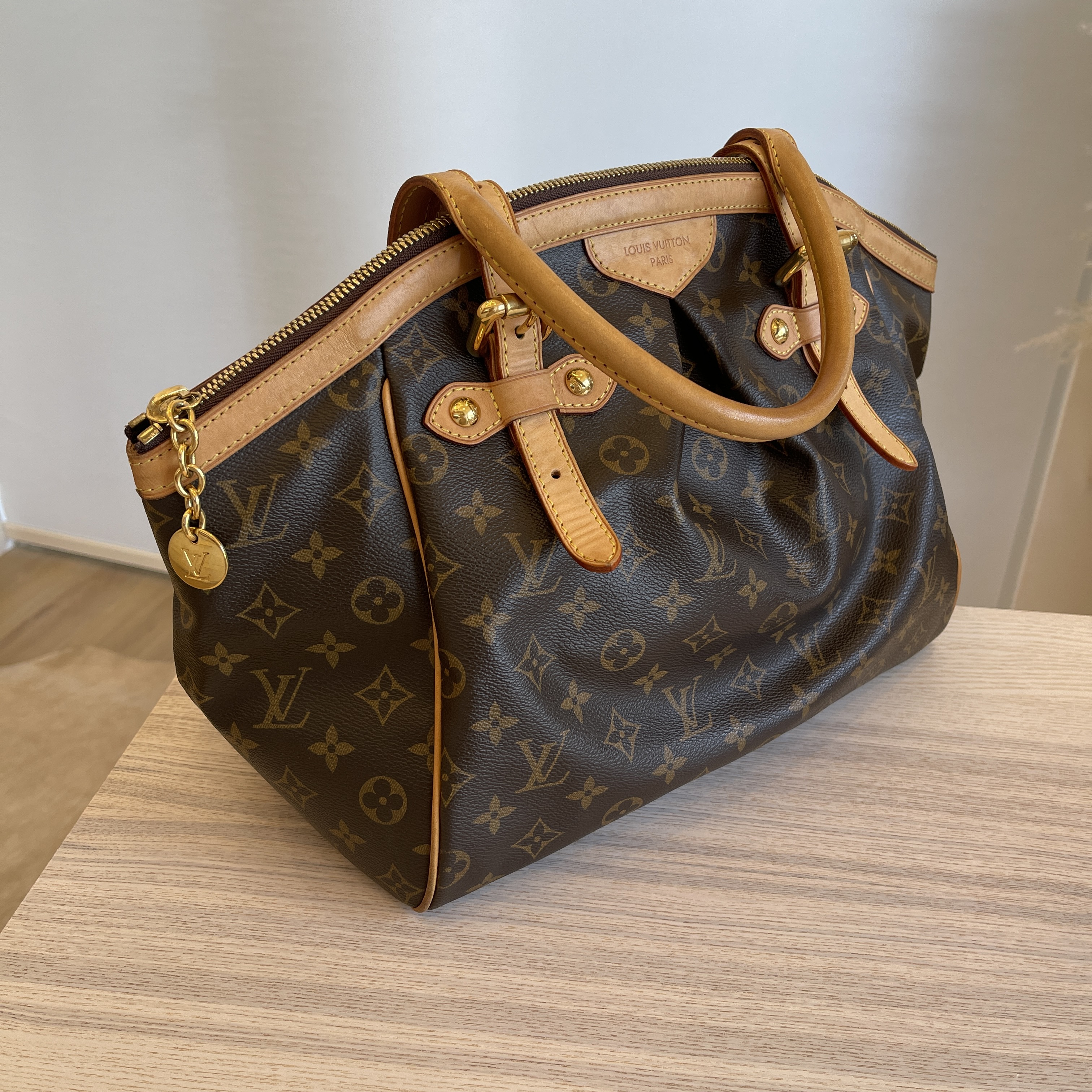 Brown Louis Vuitton Monogram Tivoli GM Handbag