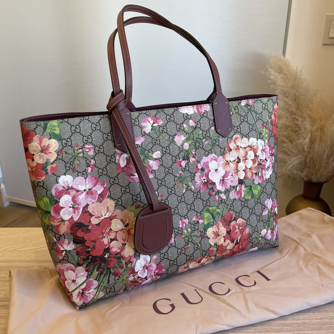 Gucci Medium Reversible GG Blooms Tote