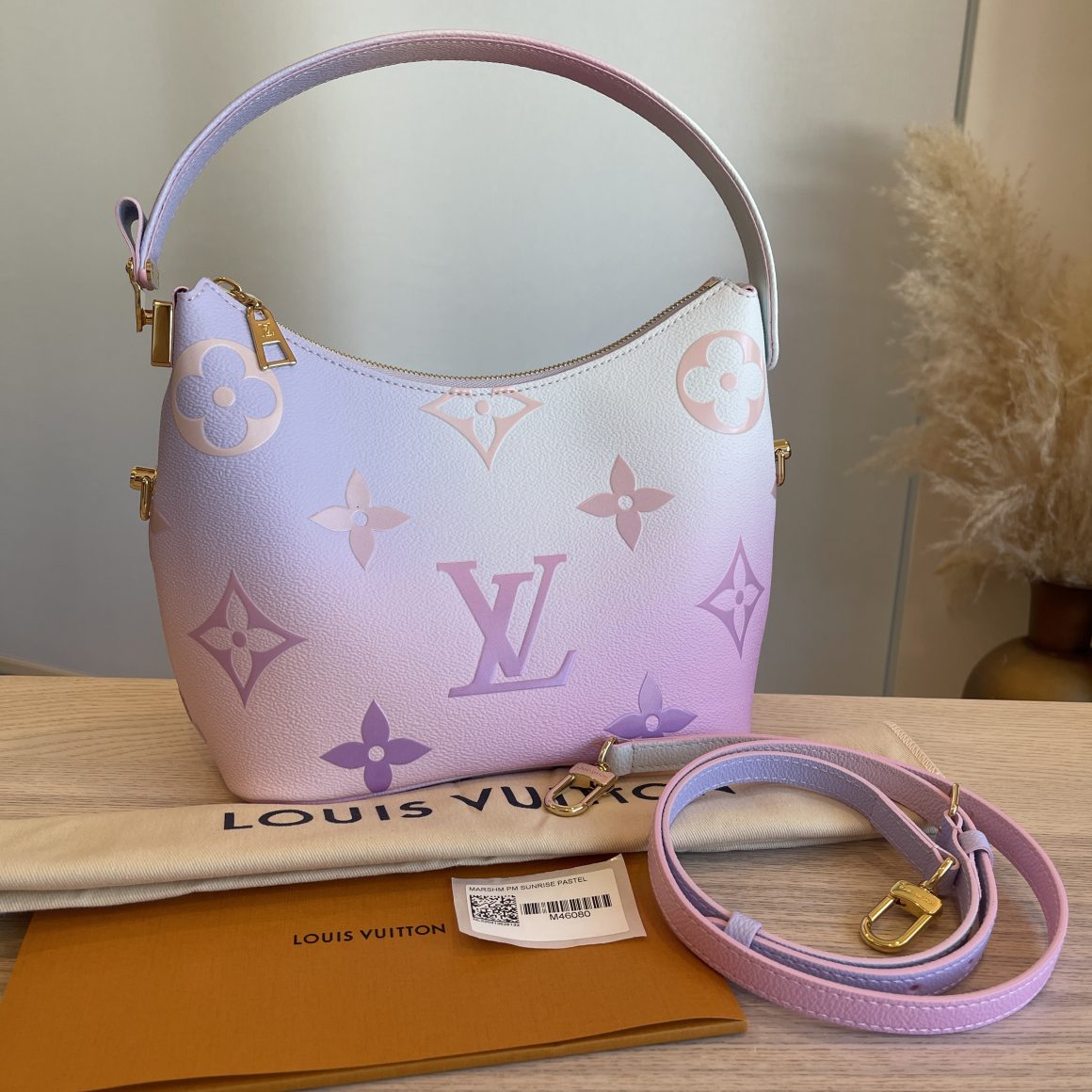 Louis Vuitton Monogram Giant Marshmallow PM Shoulder Bag Pink