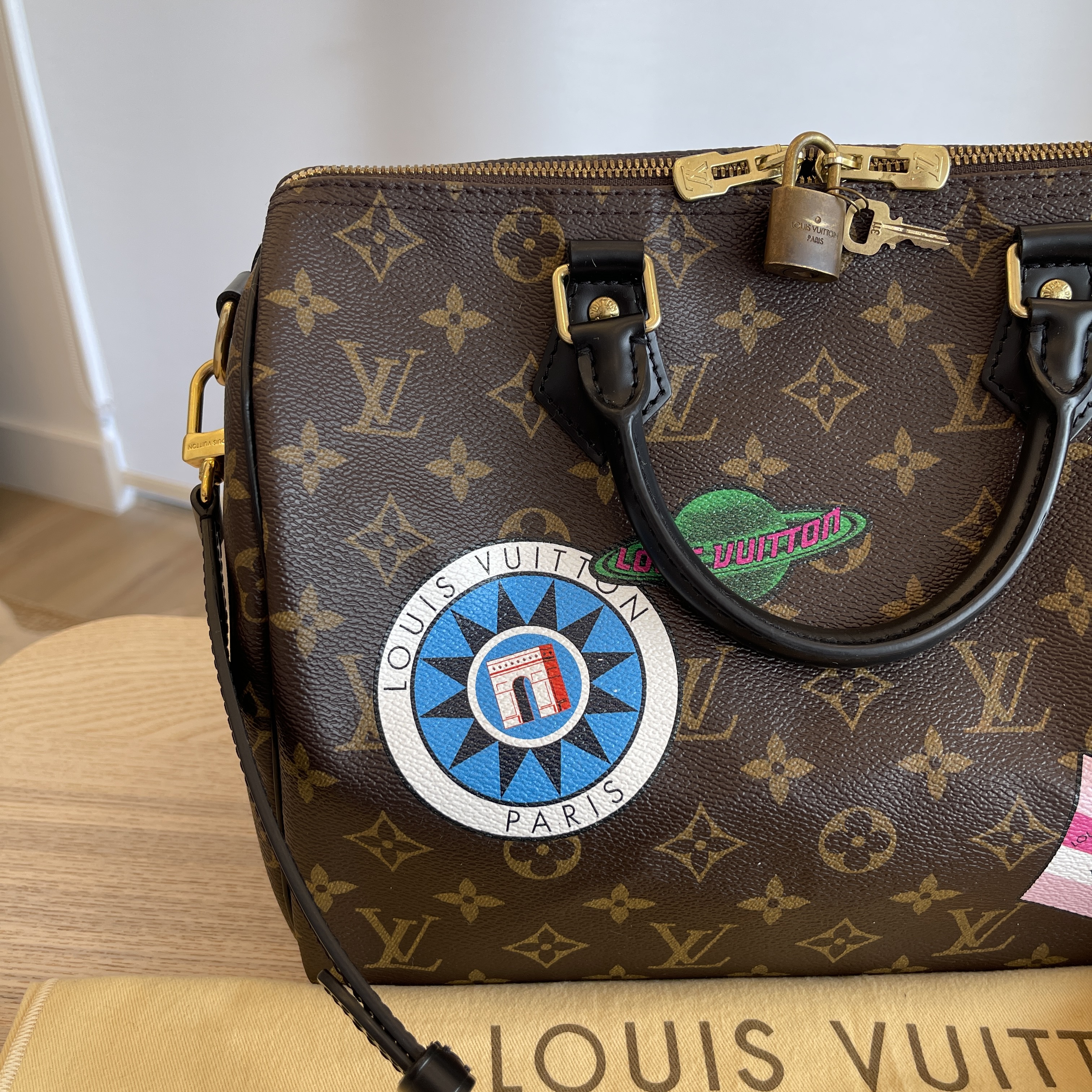 Louis Vuitton, Bags, New Louis Vuitton World Tour Speedy Bandouliere 3