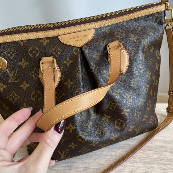 Used louis vuitton PALERMO PM HANDBAGS HANDBAGS / LARGE - LEATHER