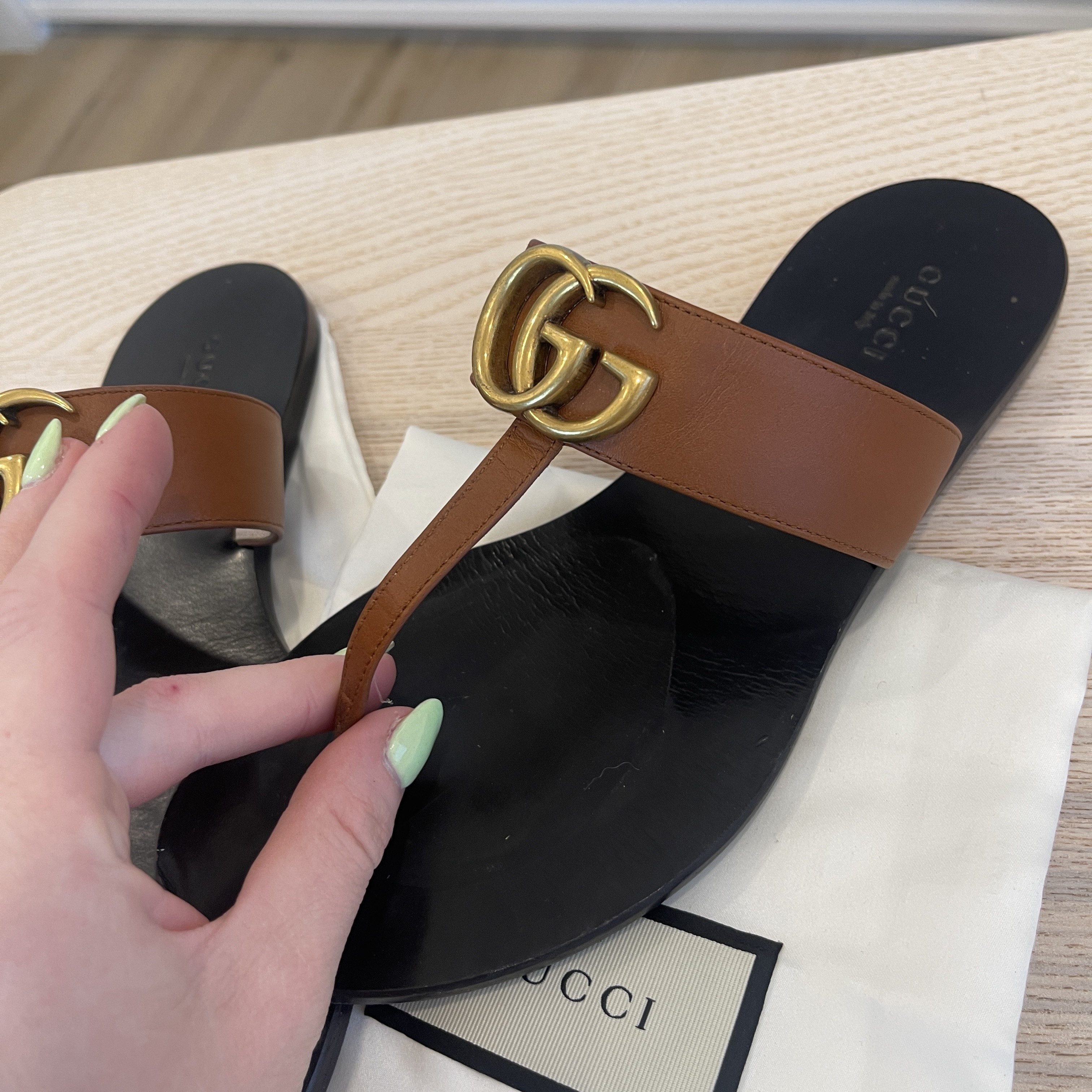 Gucci GG T-Strap Sandal (Women) | Nordstrom