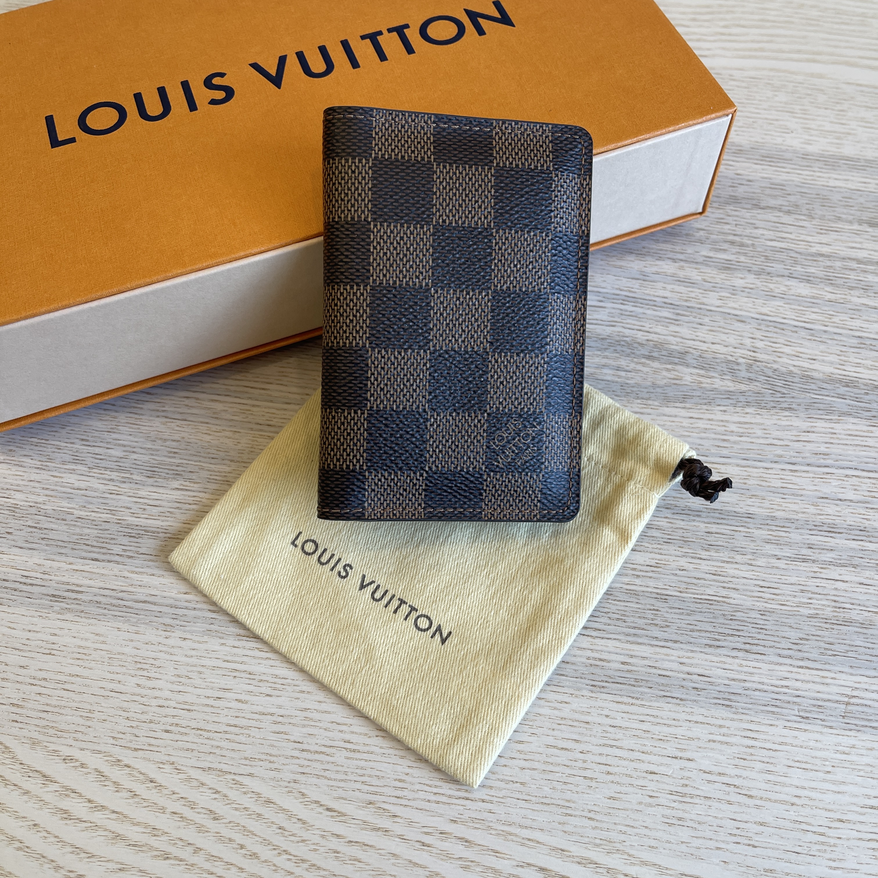 Louis Vuitton Damier Ebene Pocket Agenda Cover